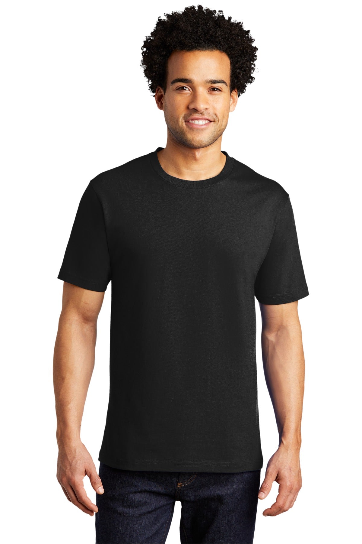 An everyday essential with a roomier fit our Bouncer Tee is  - Deep Black