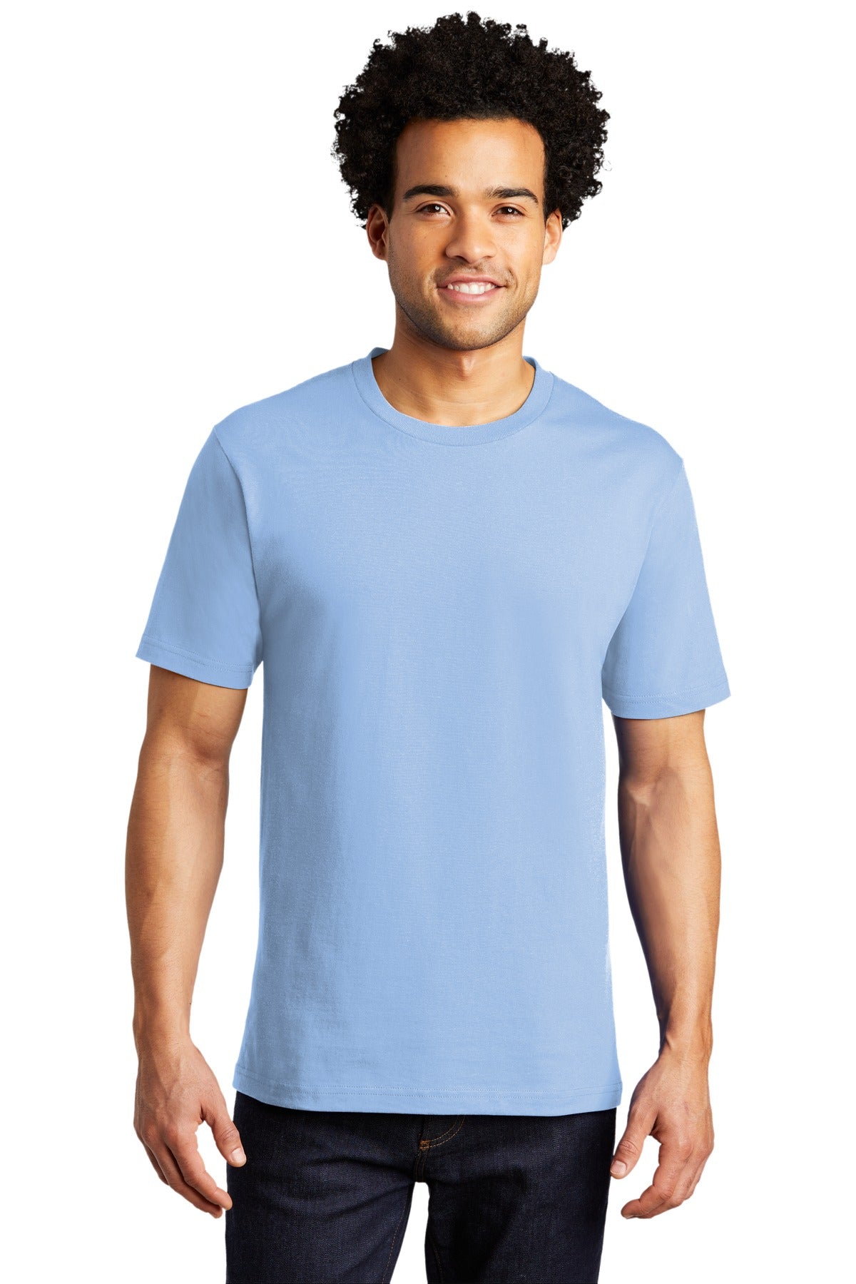 An everyday essential with a roomier fit our Bouncer Tee is  - Light Blue