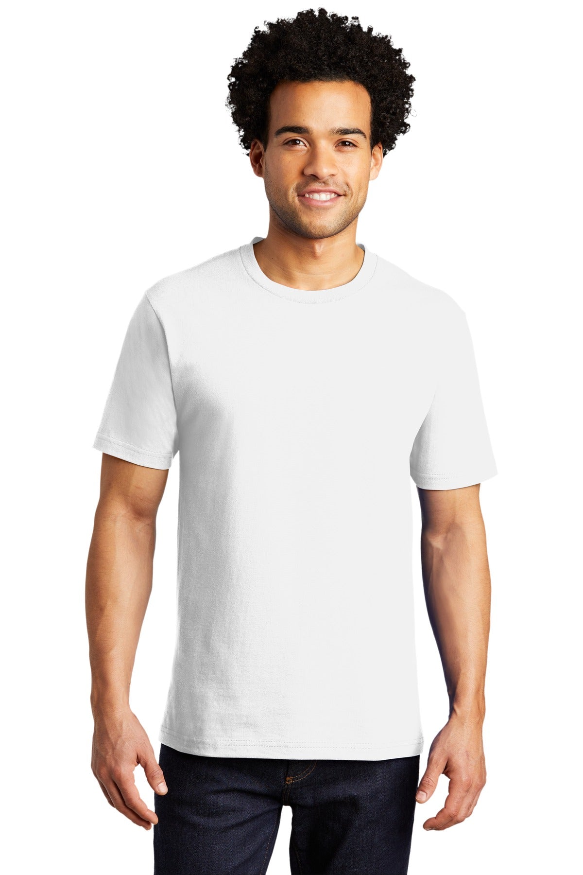 An everyday essential with a roomier fit our Bouncer Tee is  - White