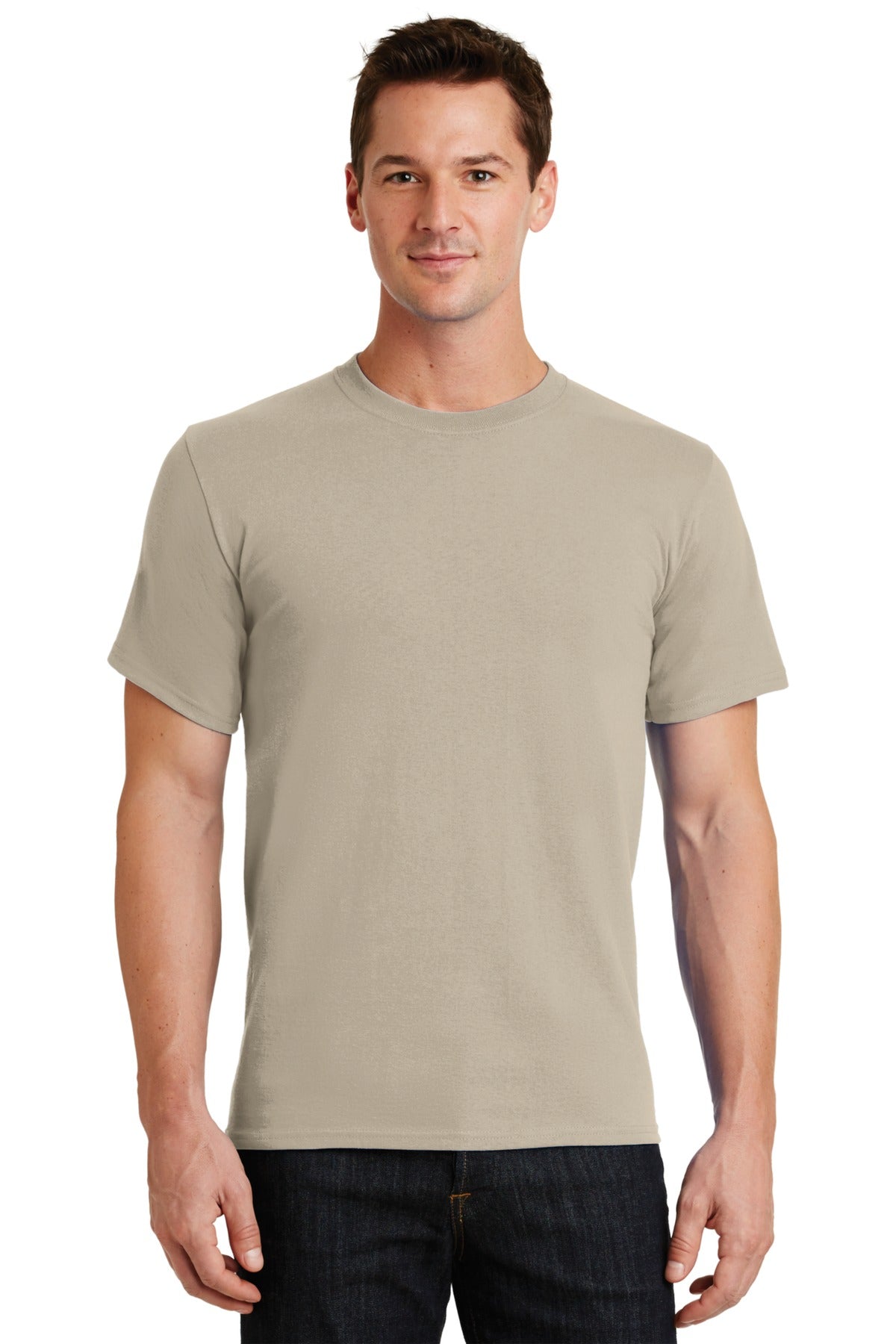 A year-round essential our best-selling t-shirt has been vot - Light Sand