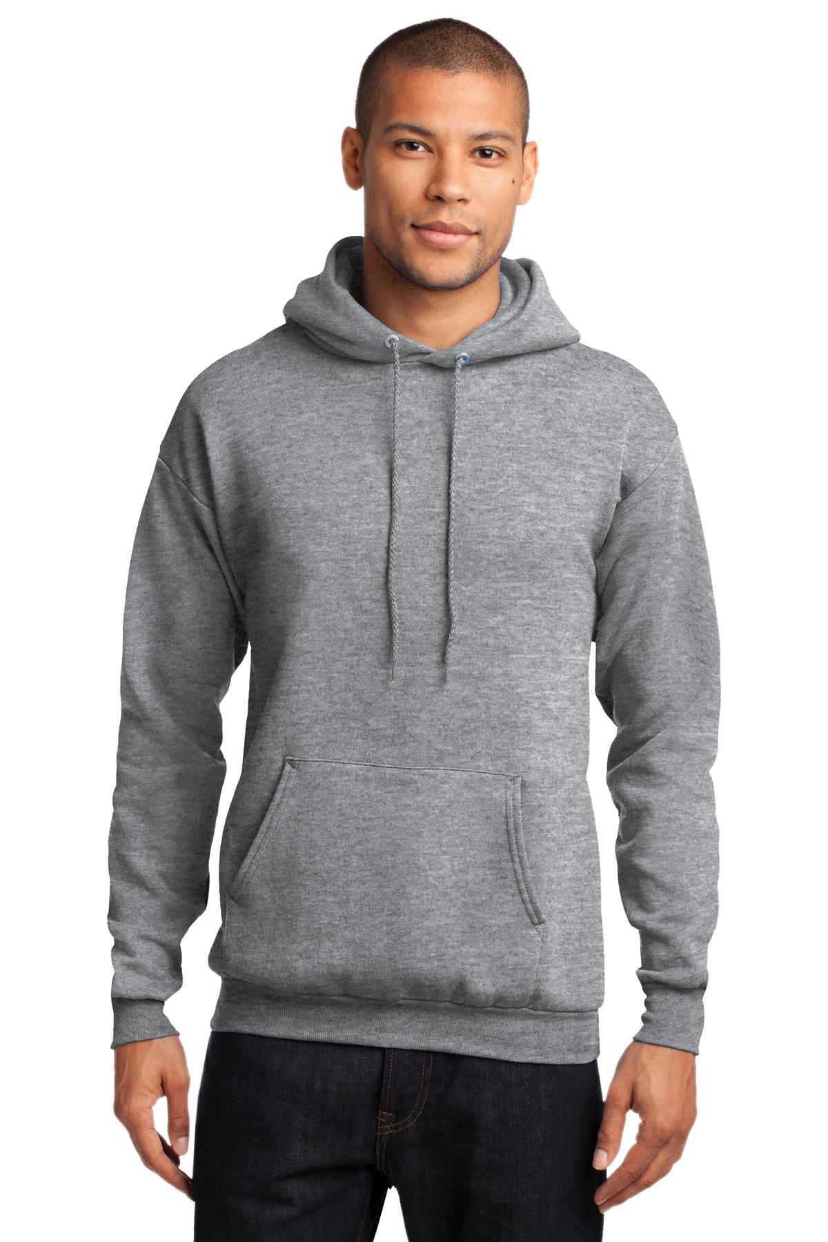 Cozy sweats in our core weight. 7.8-ounce 50/50 cotton/poly  - Athletic Heather