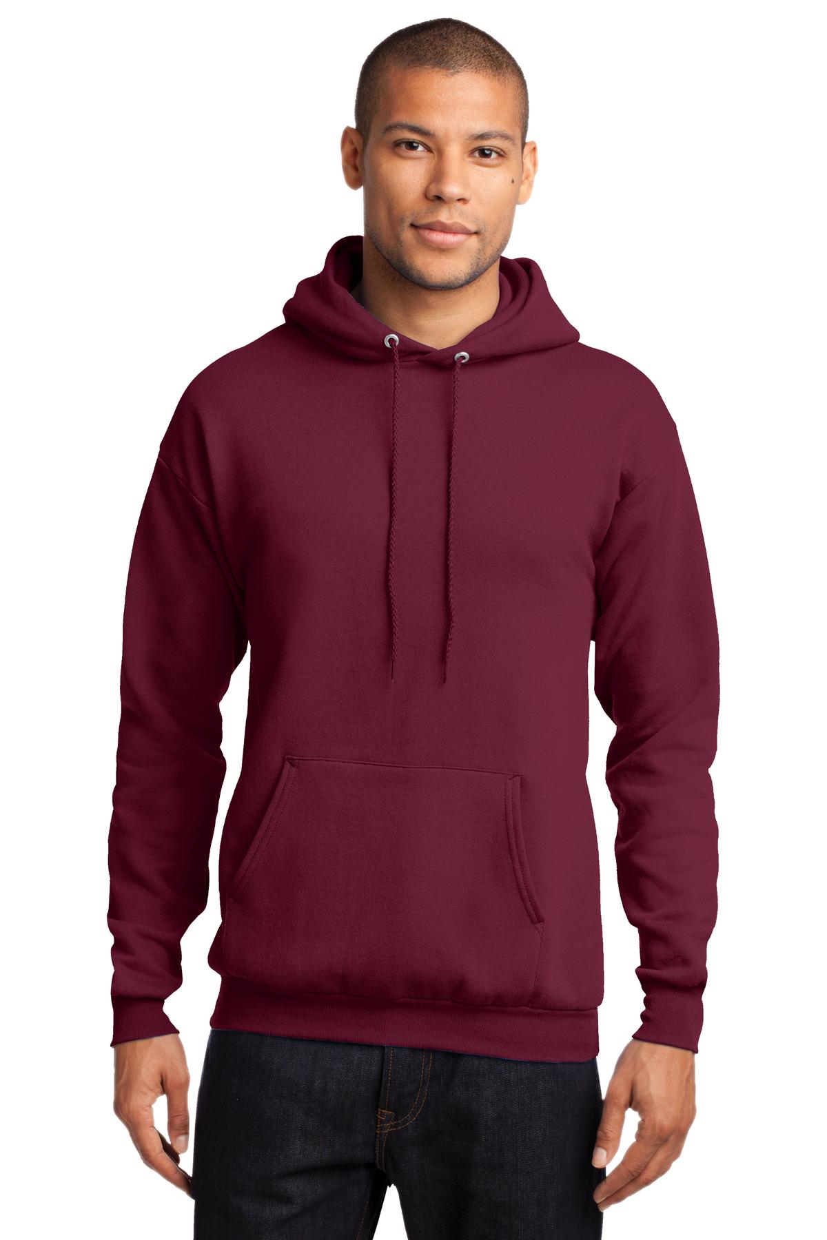 Cozy sweats in our core weight. 7.8-ounce 50/50 cotton/poly  - Cardinal
