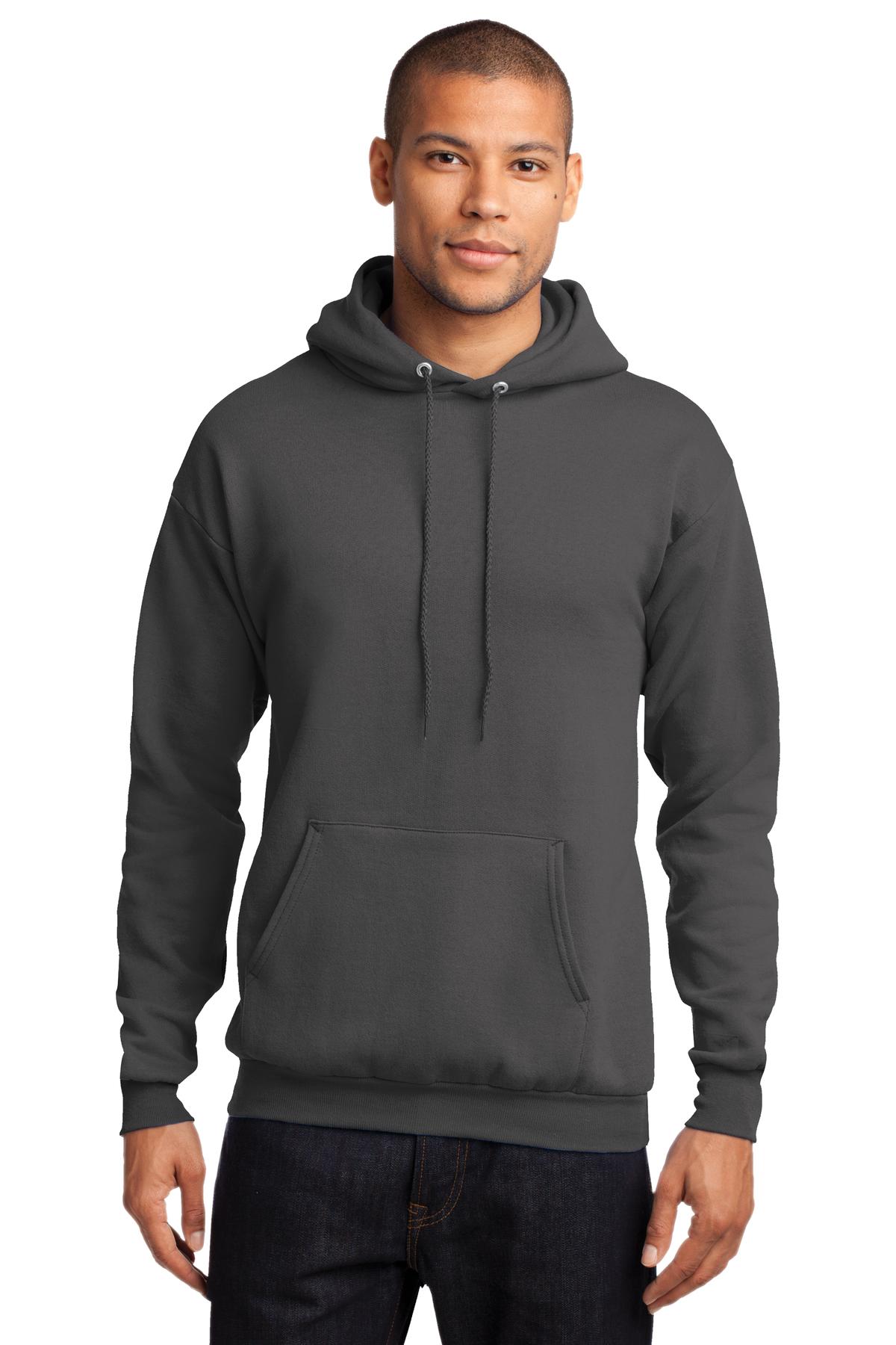 Cozy sweats in our core weight. 7.8-ounce 50/50 cotton/poly  - Charcoal