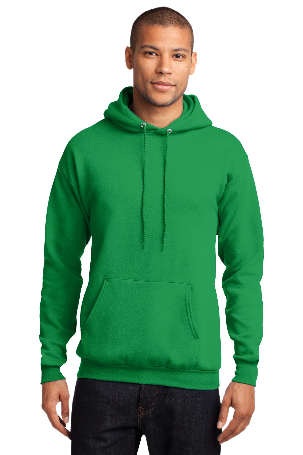 Cozy sweats in our core weight. 7.8-ounce 50/50 cotton/poly  - Clover Green