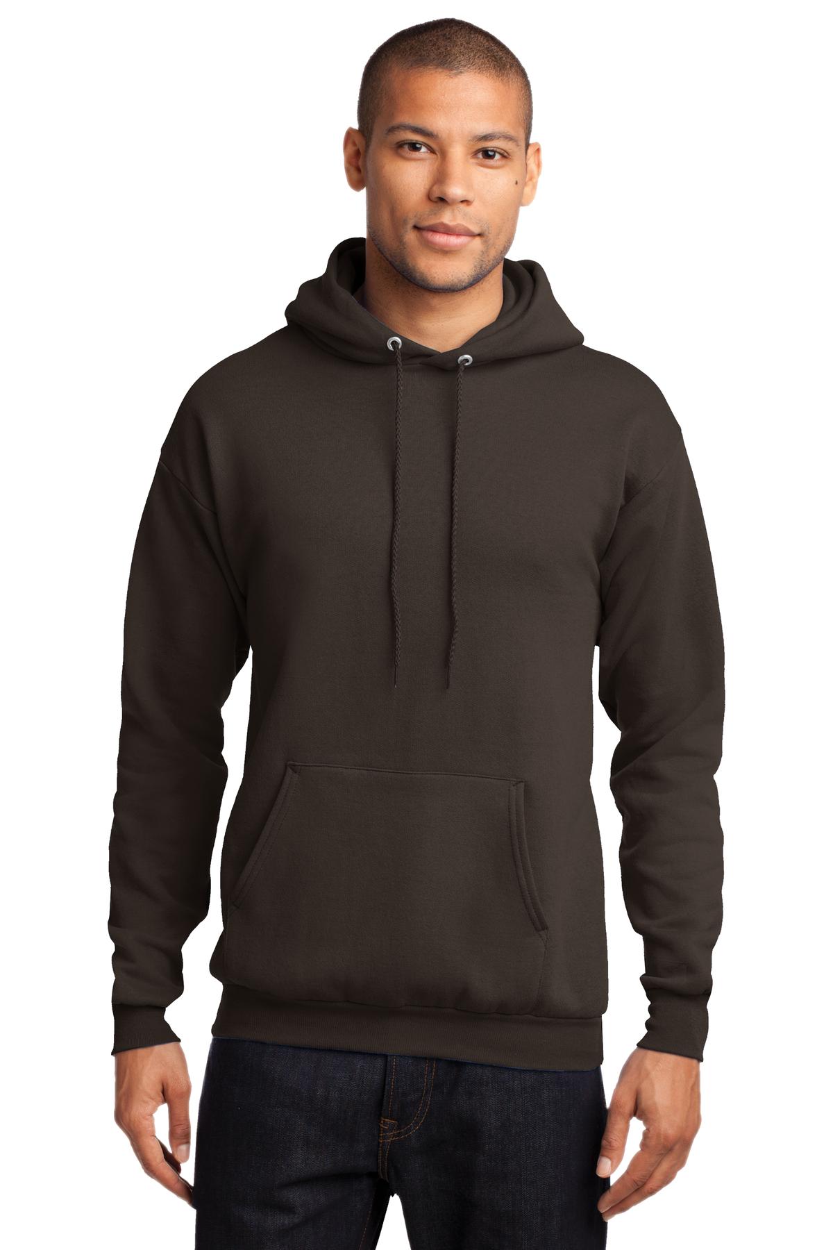 Cozy sweats in our core weight. 7.8-ounce 50/50 cotton/poly  - Dark Chocolate Brown