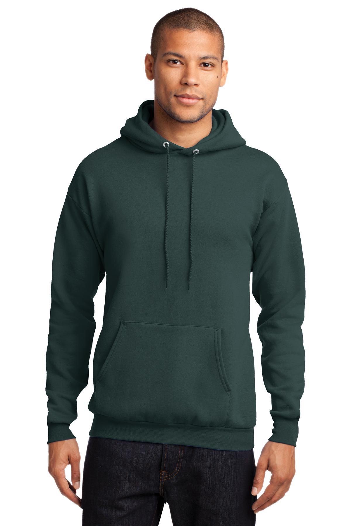 Cozy sweats in our core weight. 7.8-ounce 50/50 cotton/poly  - Dark Green