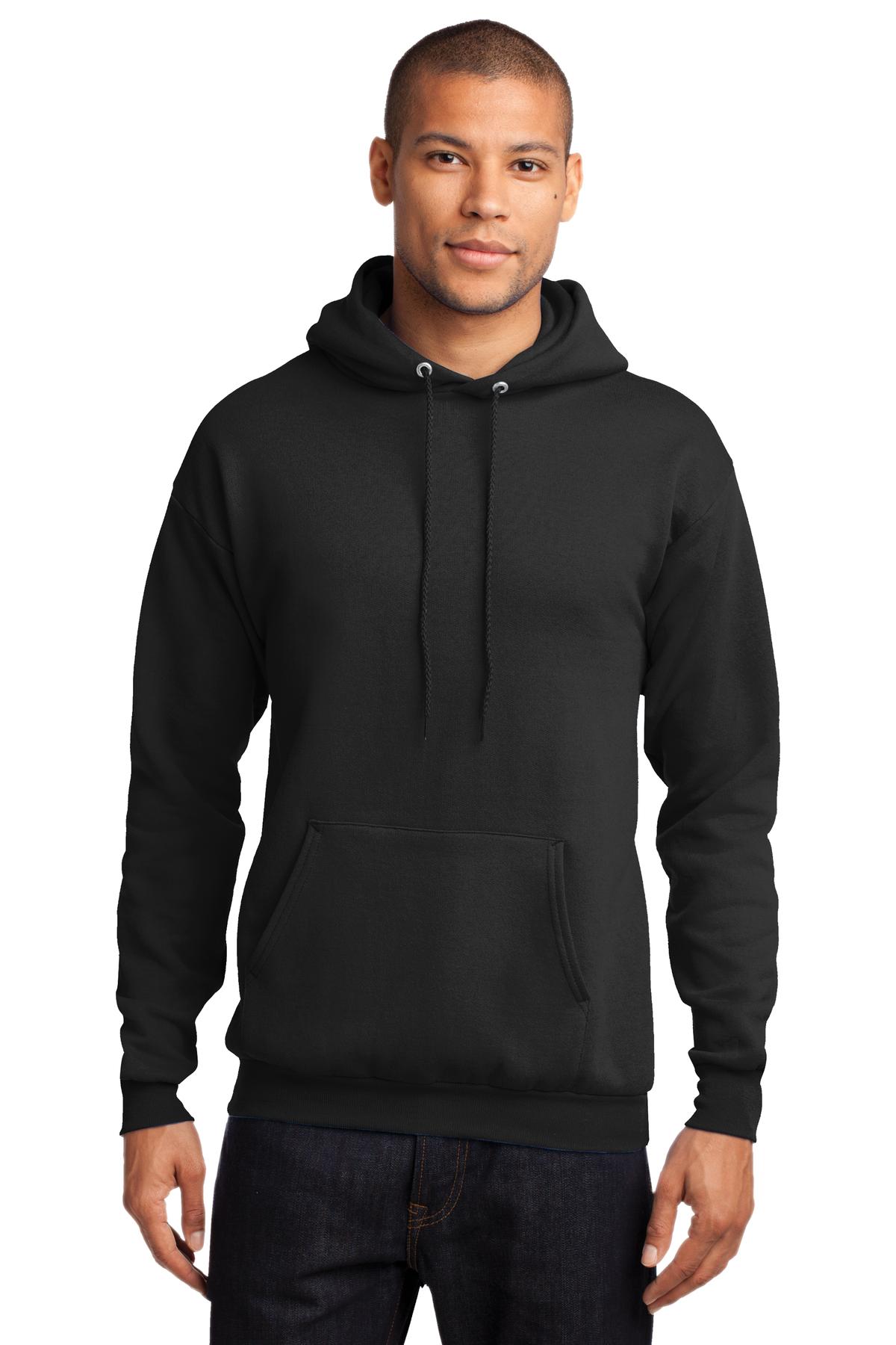 Cozy sweats in our core weight. 7.8-ounce 50/50 cotton/poly  - Jet Black