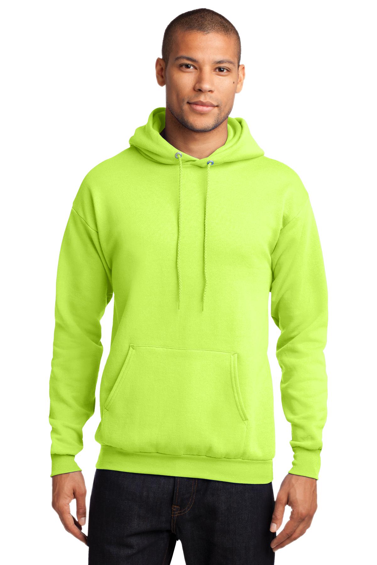 Cozy sweats in our core weight. 7.8-ounce 50/50 cotton/poly  - Neon Yellow