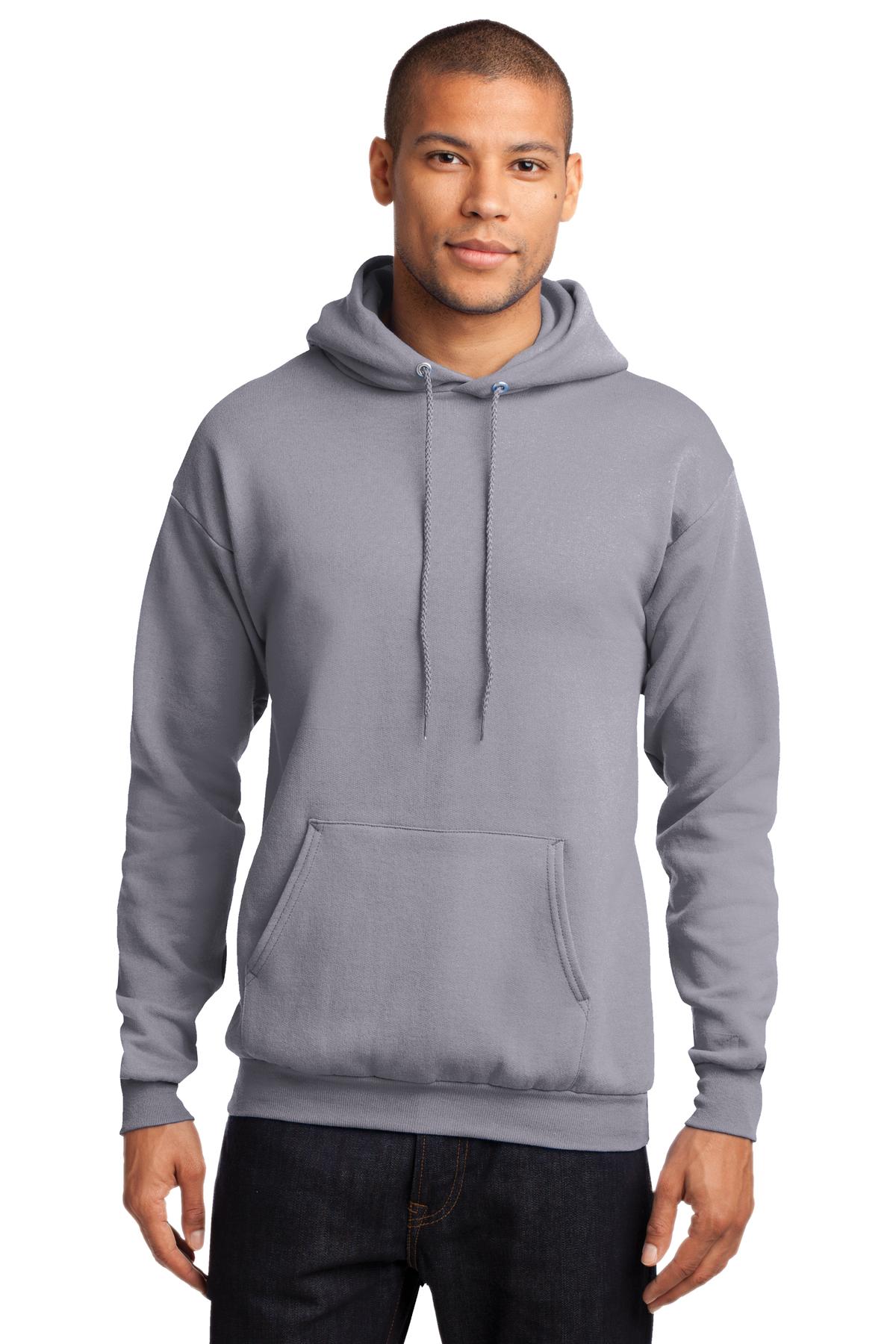 Cozy sweats in our core weight. 7.8-ounce 50/50 cotton/poly  - Silver
