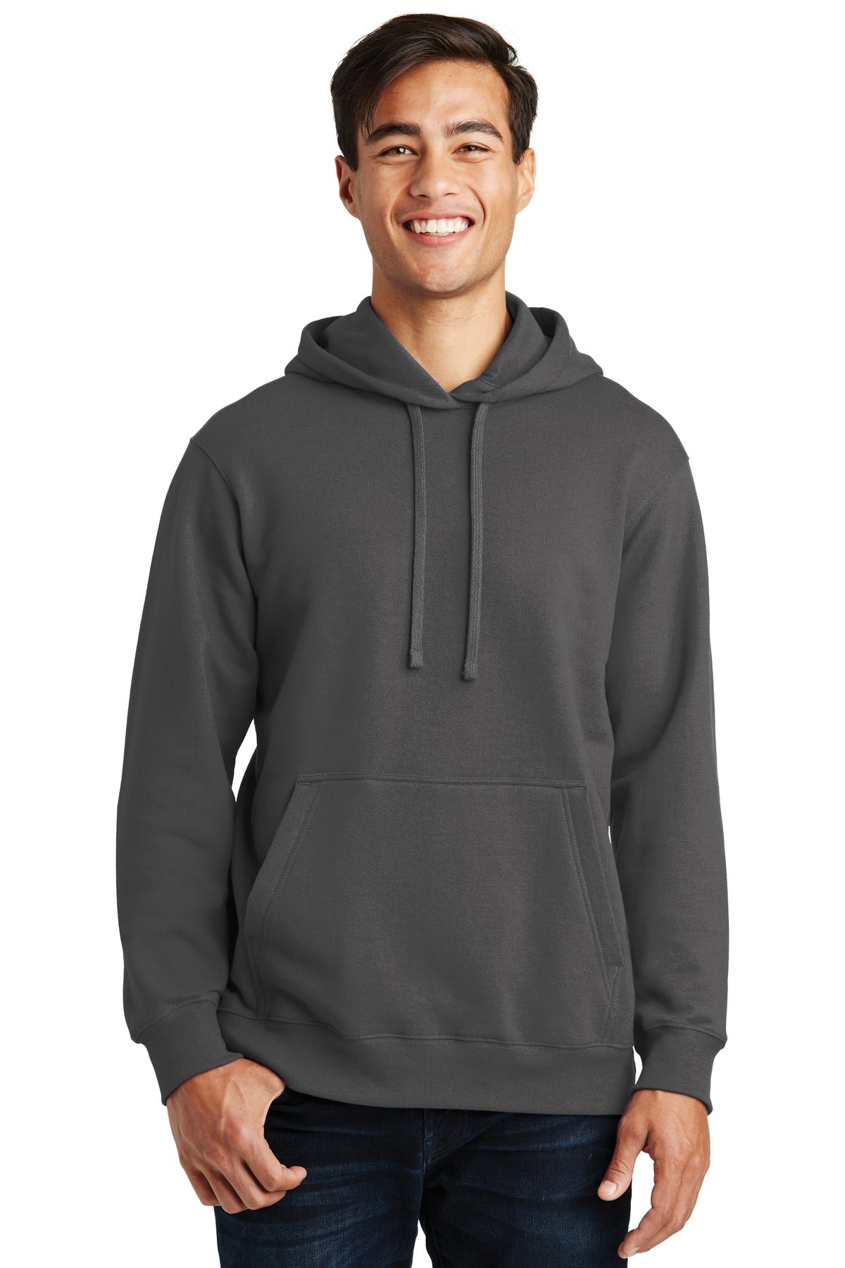 You'll be the biggest fan of this smooth-faced fleece. 8.5-o - Charcoal