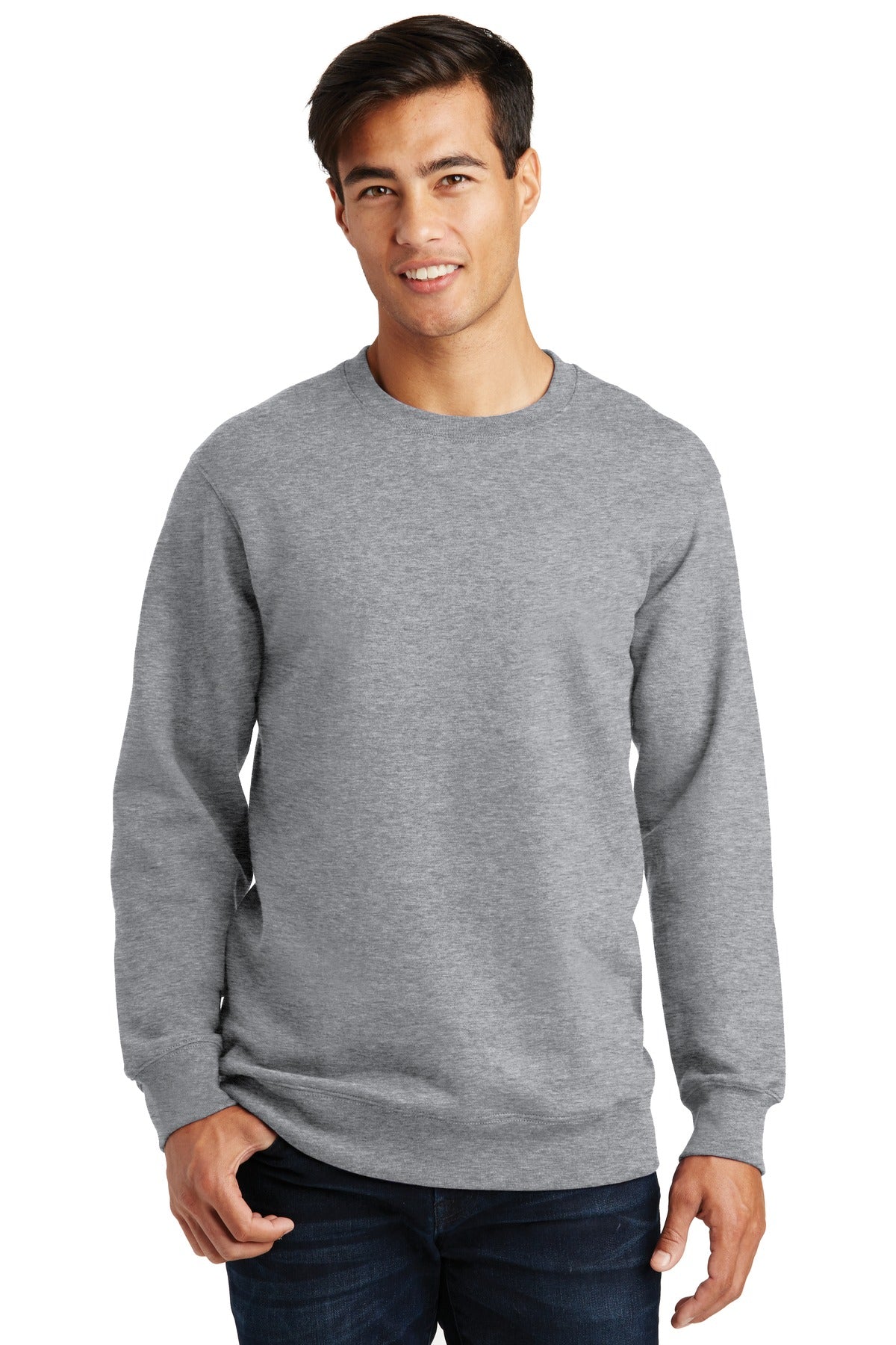 You'll be the biggest fan of this smooth-faced fleece. 8.5-o - Athletic Heather