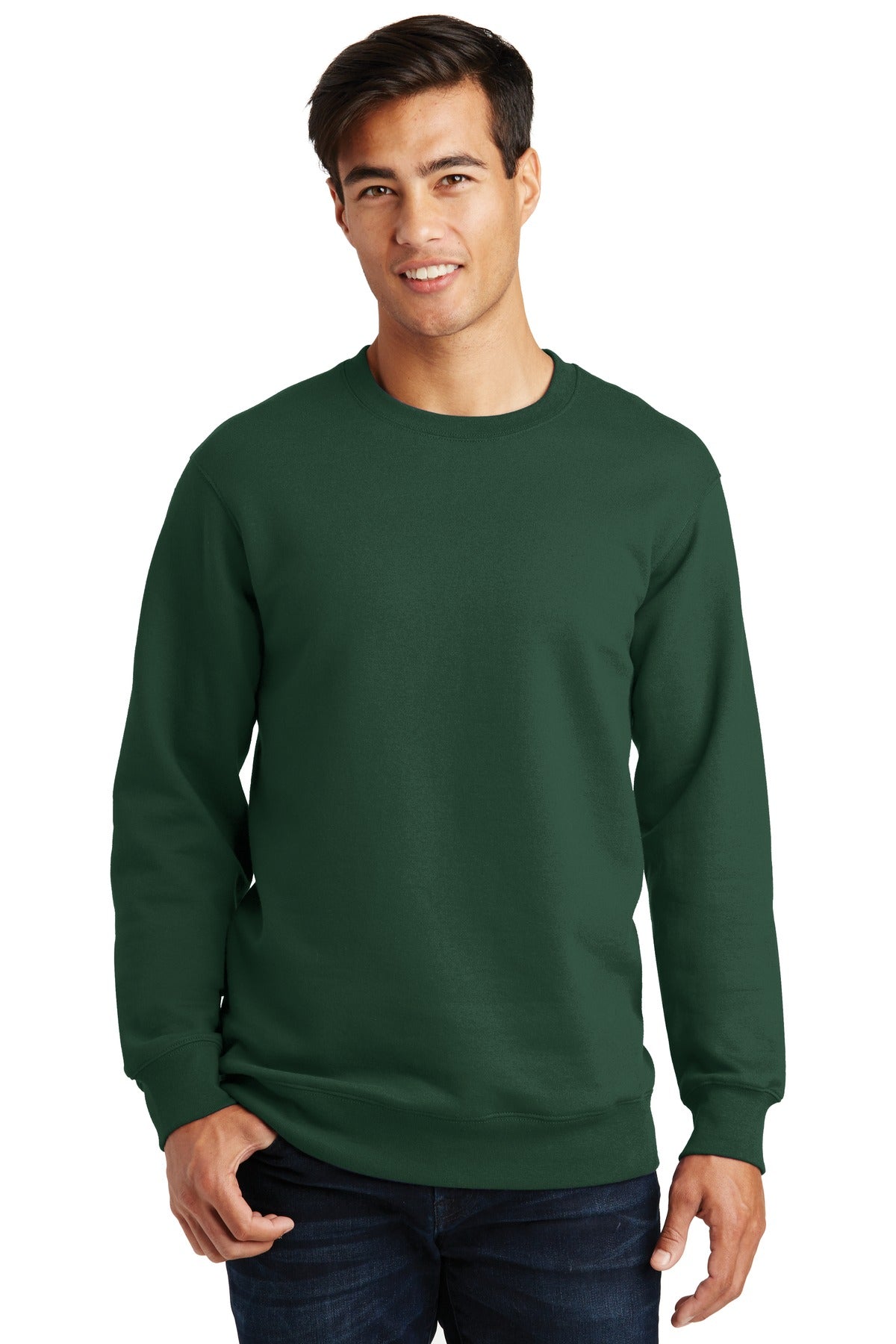 You'll be the biggest fan of this smooth-faced fleece. 8.5-o - Forest Green