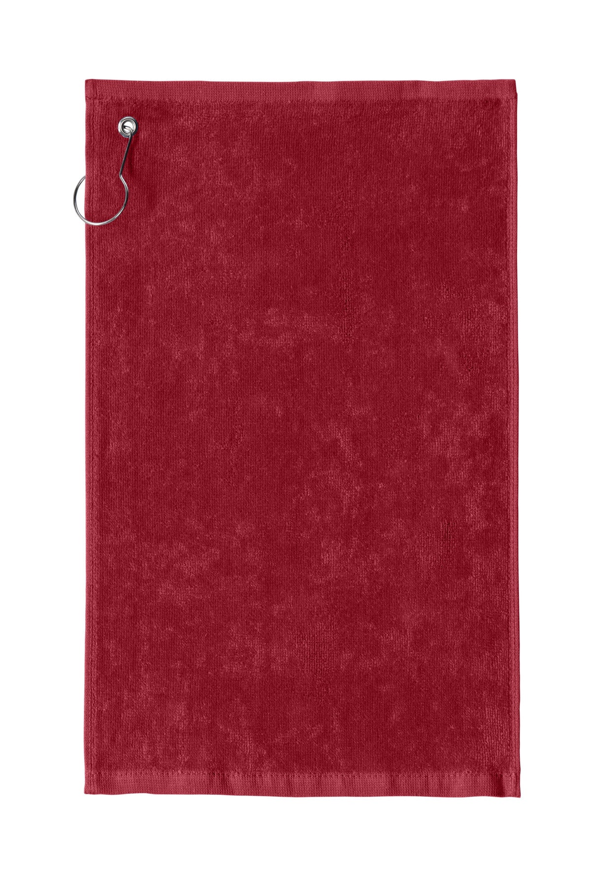 A soft absorbent budget-friendly towel for the golf course a - Red