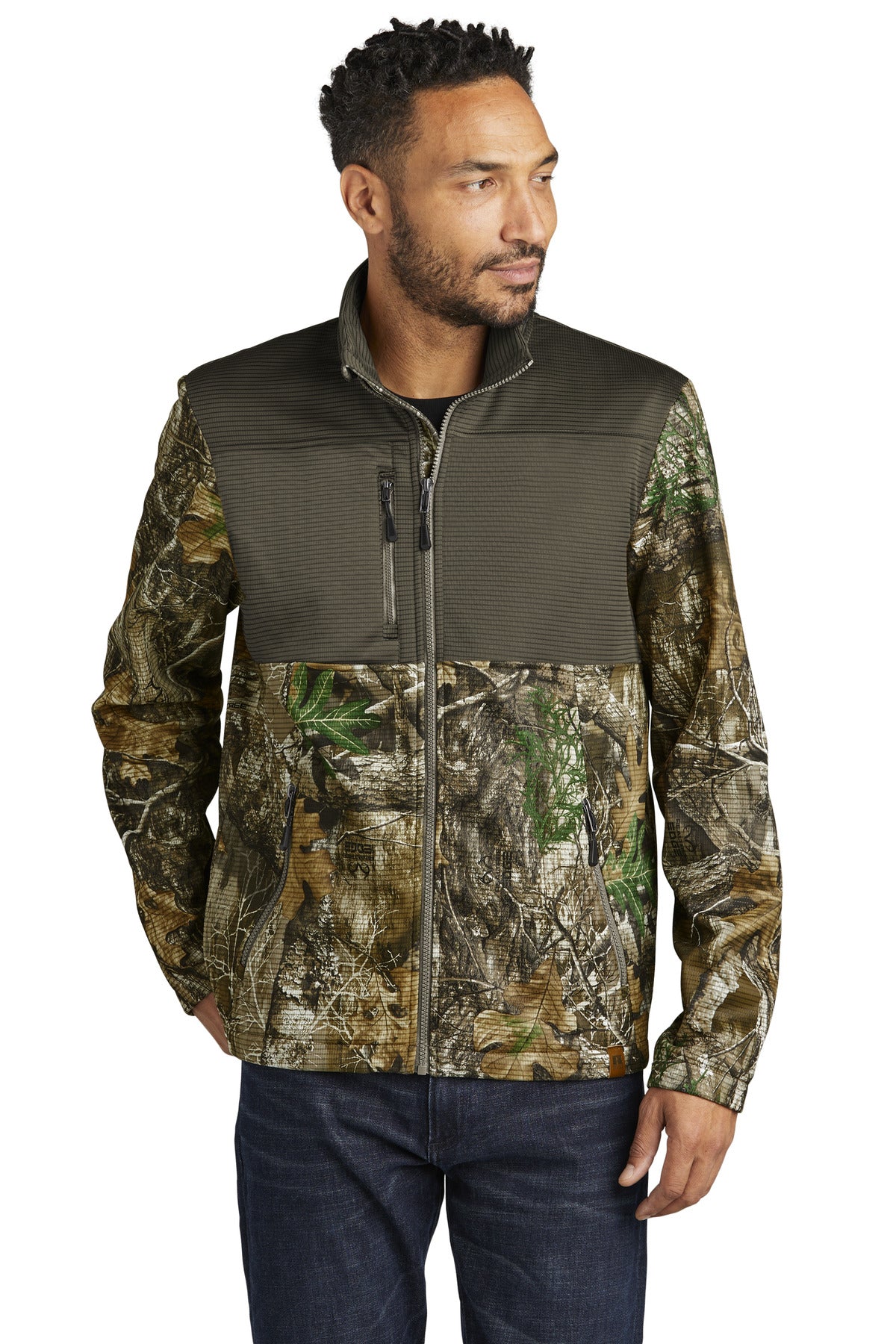 Modern lightweight and ideal as a work-to-play outer layer f - Cargo Brown/ Realtree Edge