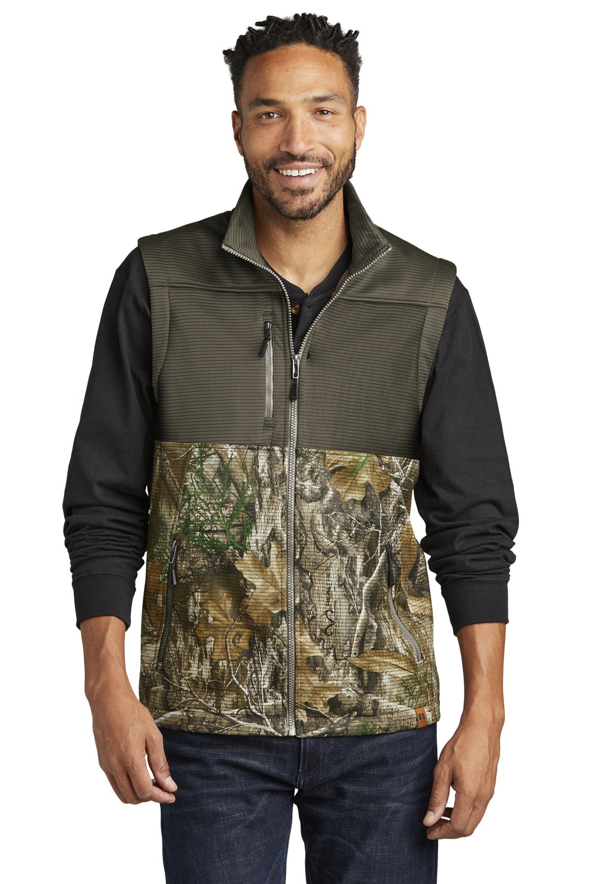 Modern lightweight and ideal as a work-to-play outer layer f - Cargo Brown/ Realtree Edge