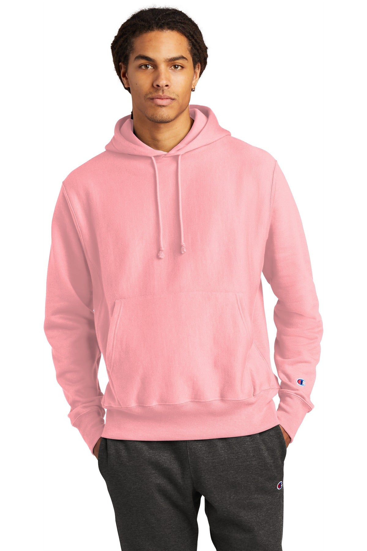 12-ounce 82/18 U.S. grown cotton/poly fleece 77/23 cotton/po - Pink Candy