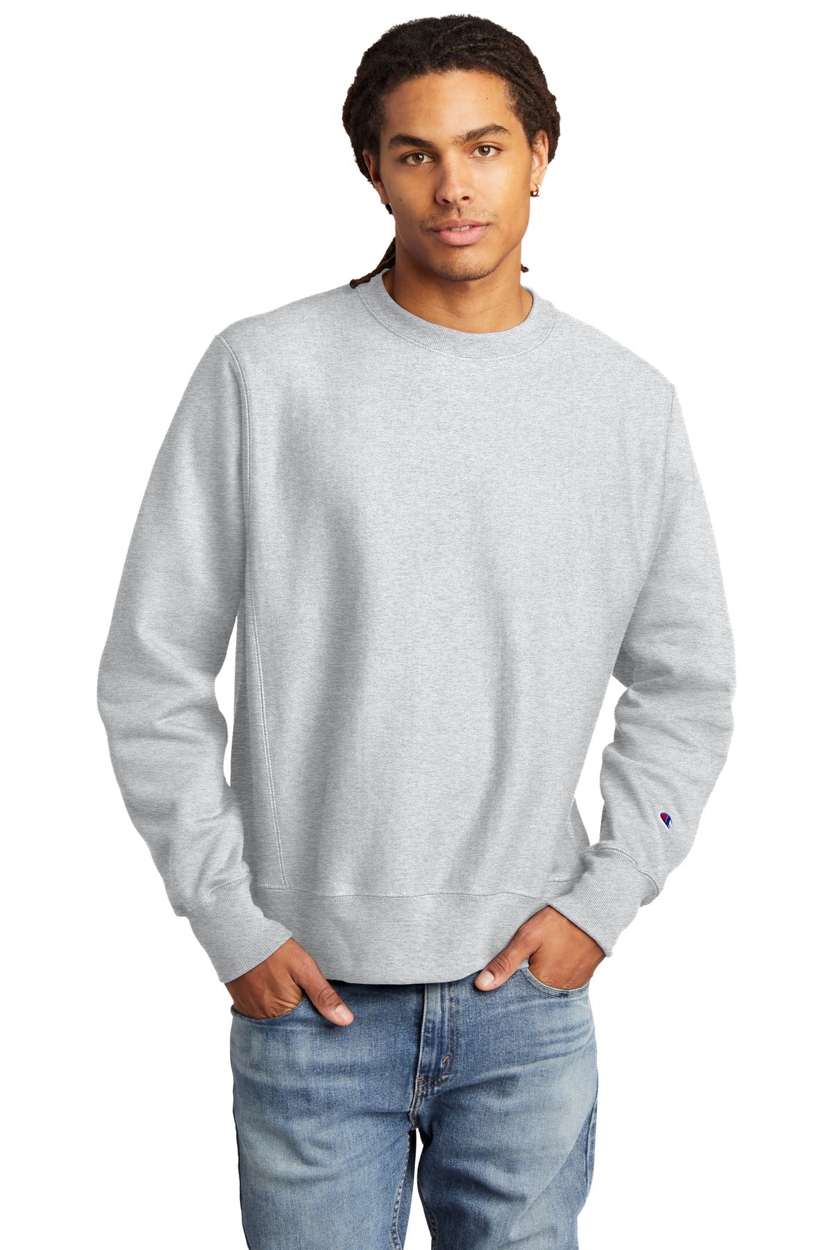 12-ounce 82/18 U.S. grown cotton/poly fleece 78/23 cotton/po - Ash
