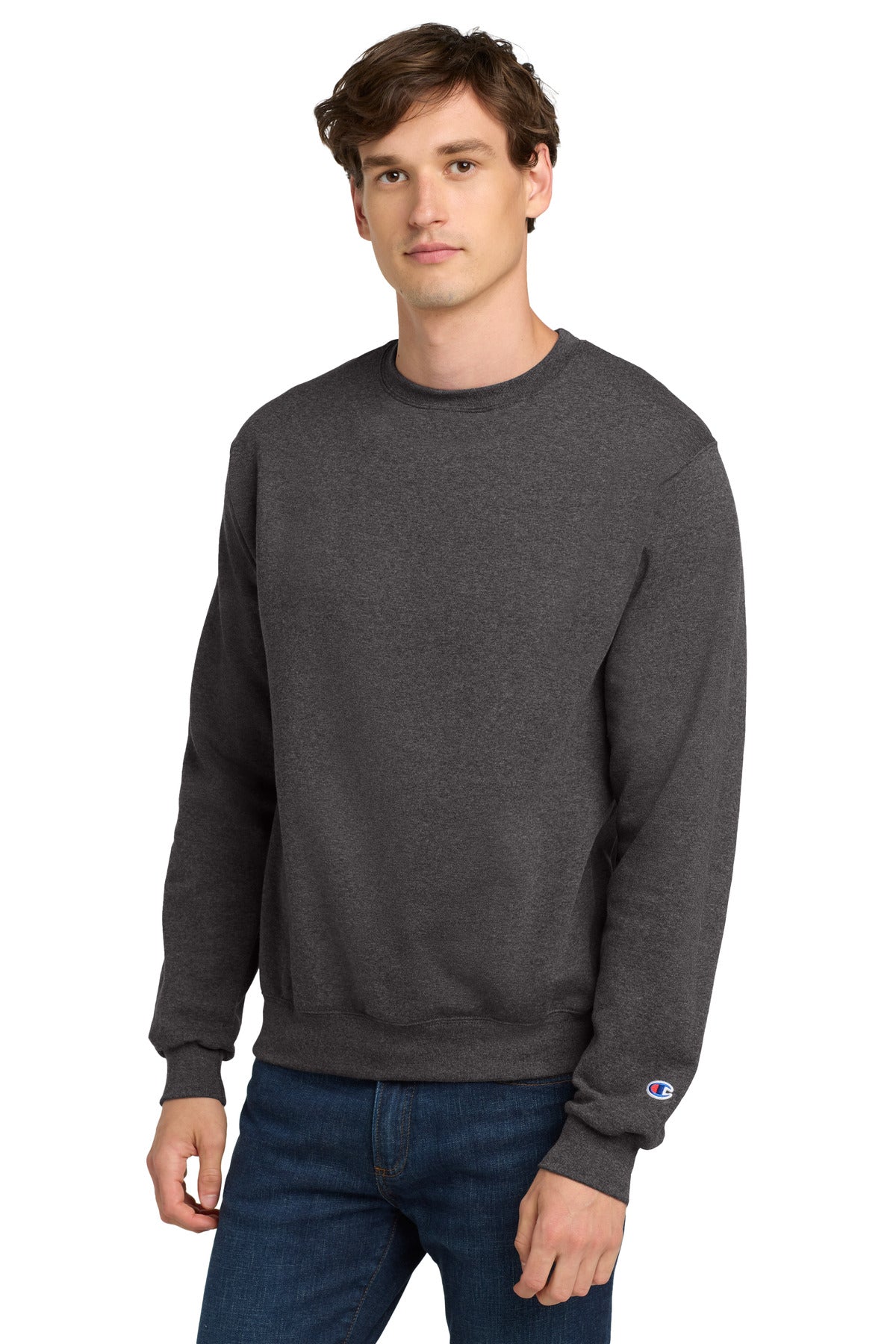 9-ounce 50/50 U.S. grown cotton/poly50/40/10 cotton/poly/bla - Charcoal Heather