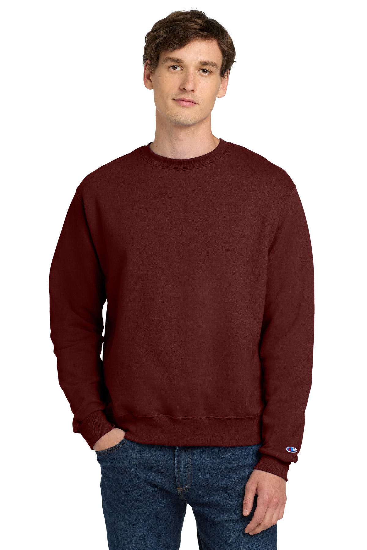 9-ounce 50/50 U.S. grown cotton/poly50/40/10 cotton/poly/bla - Maroon
