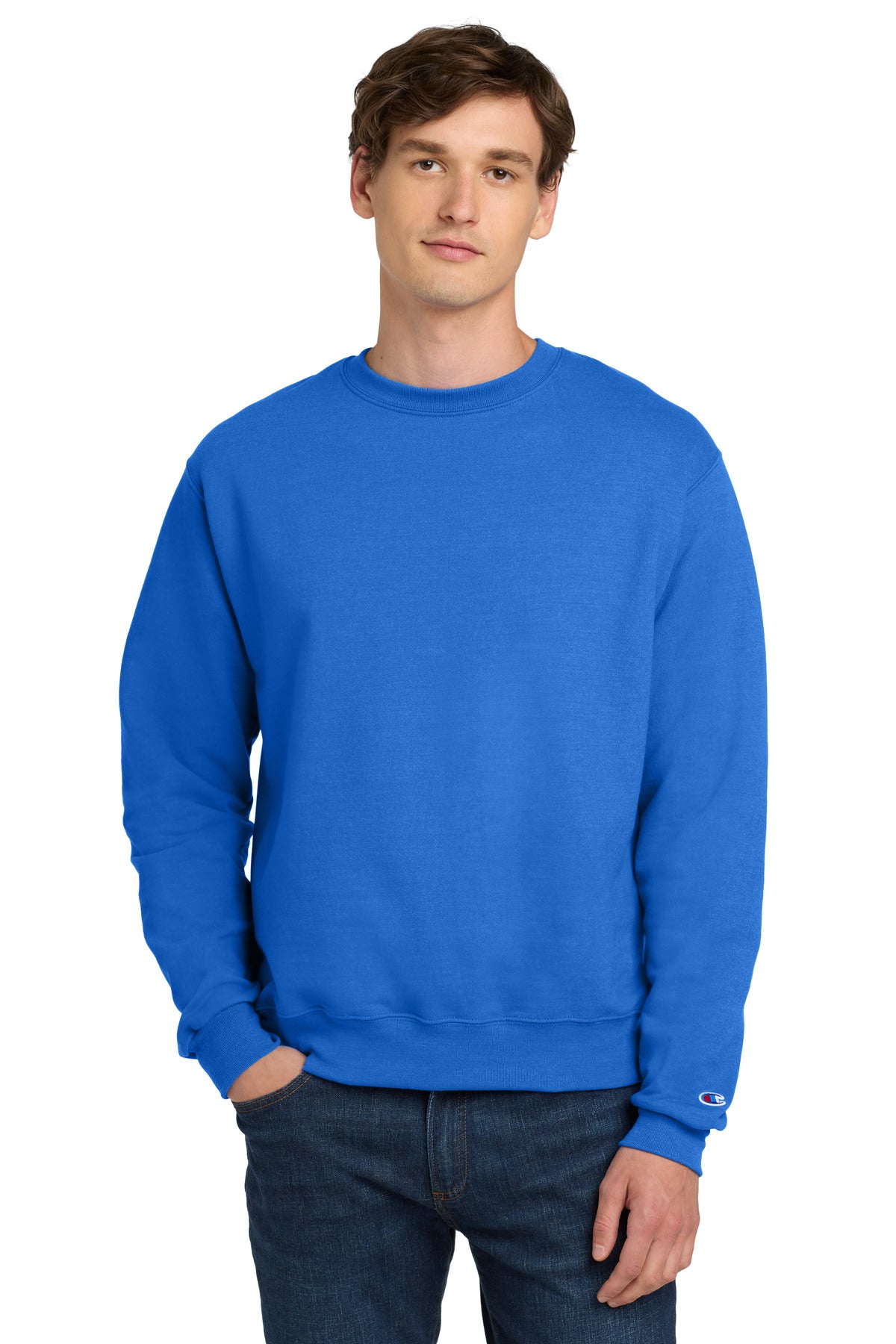 9-ounce 50/50 U.S. grown cotton/poly50/40/10 cotton/poly/bla - Royal Blue