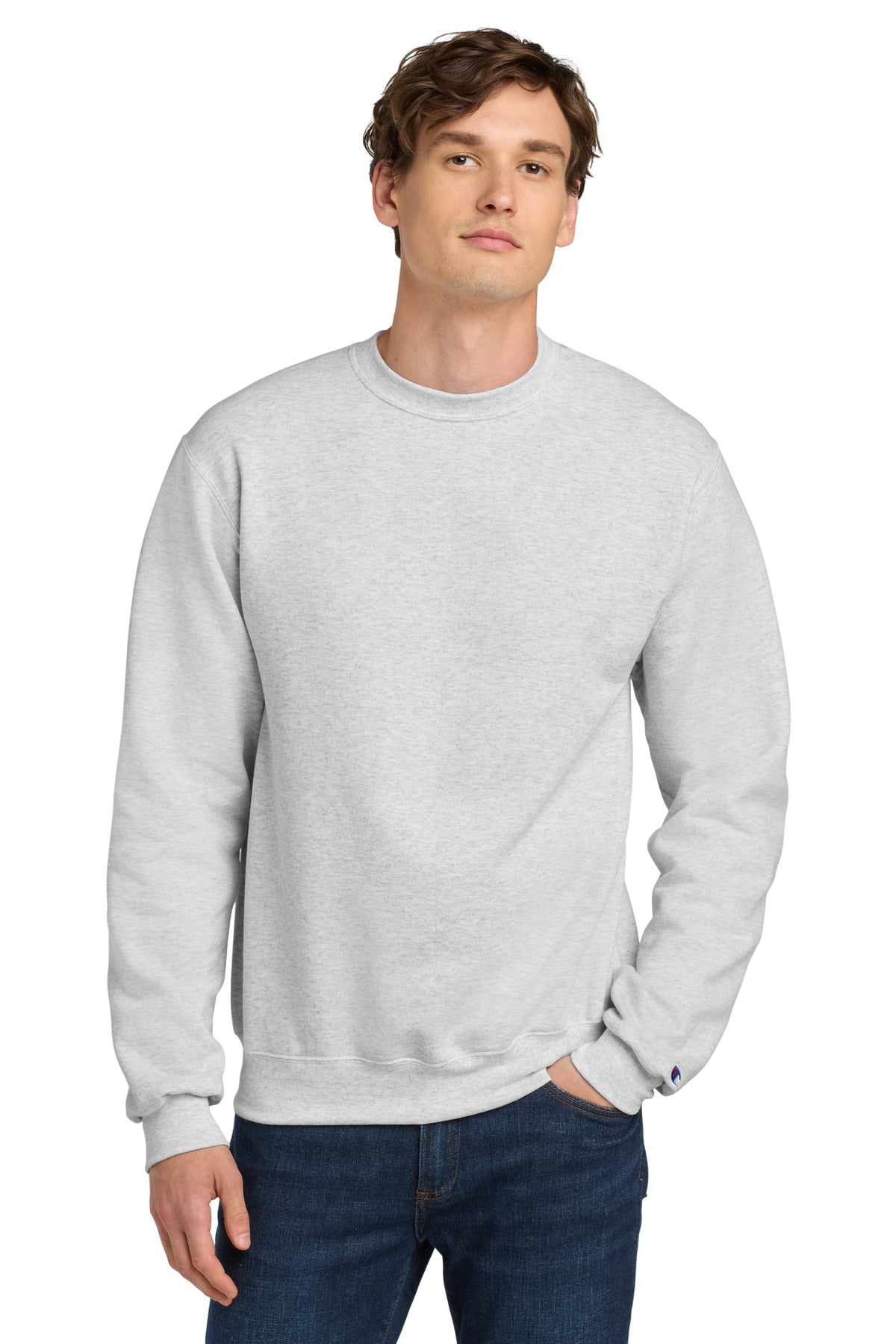 9-ounce 50/50 U.S. grown cotton/poly50/40/10 cotton/poly/bla - Silver Grey