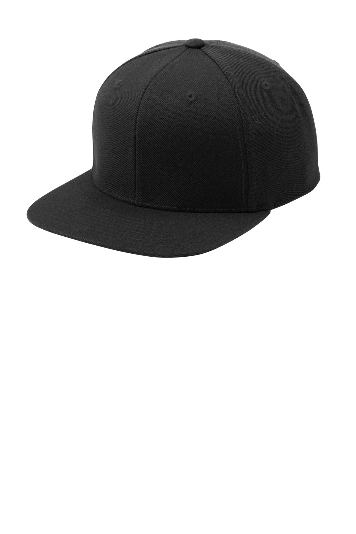On trend and adjustable this snapback cap features a contrast underbill and seven snaps for sizing.F