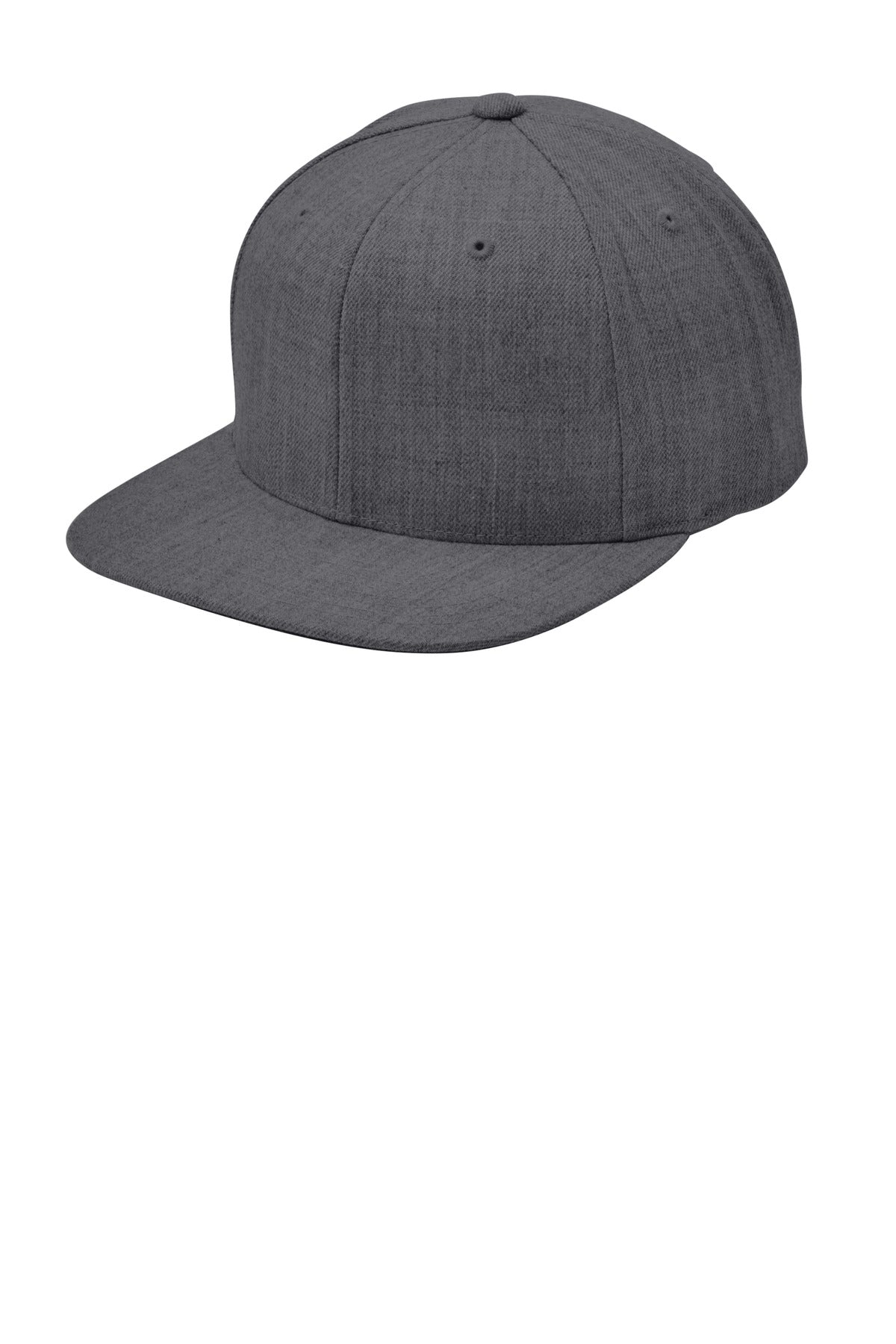 On trend and adjustable this snapback cap features a contrast underbill and seven snaps for sizing.F