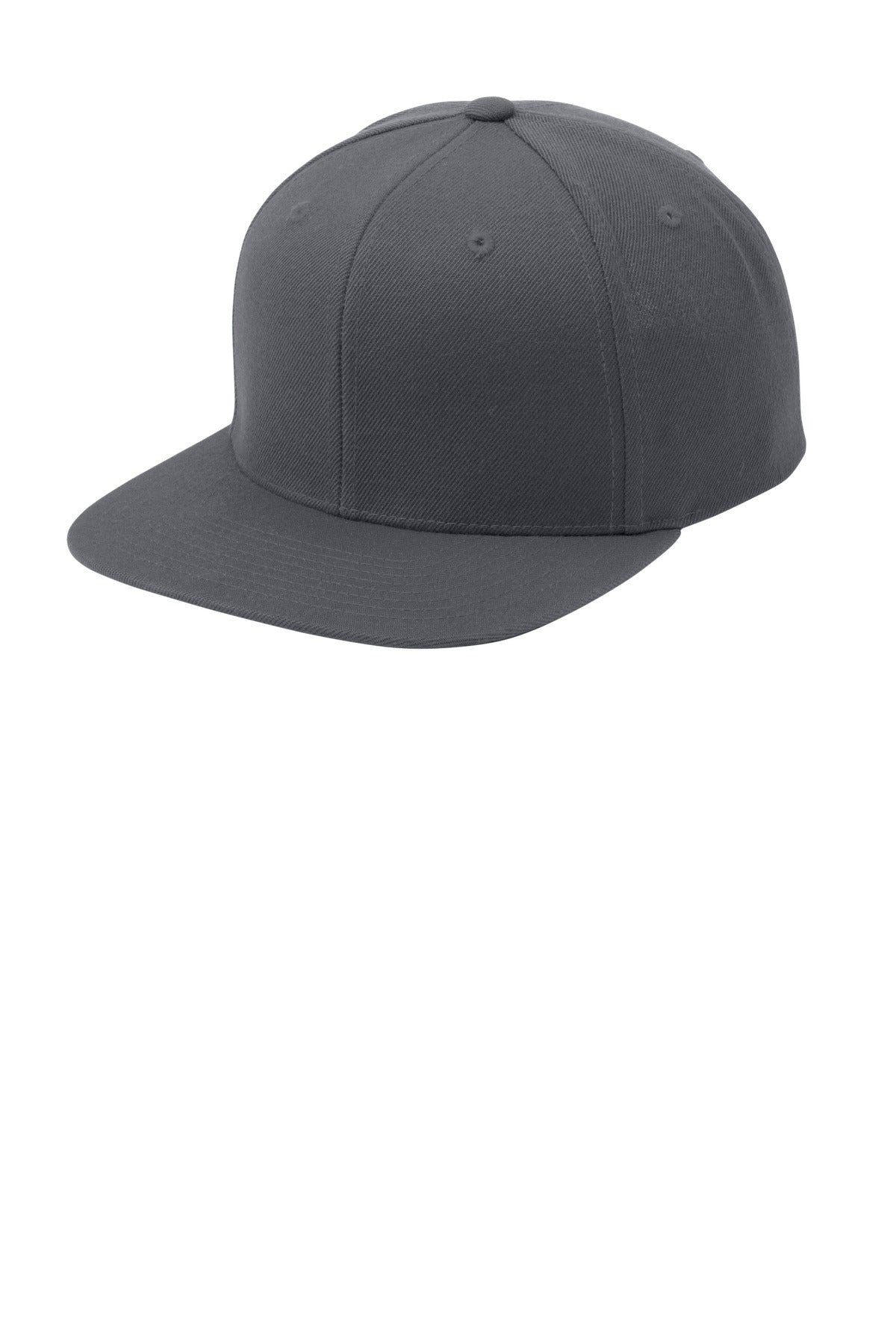 On trend and adjustable this snapback cap features a contrast underbill and seven snaps for sizing.F