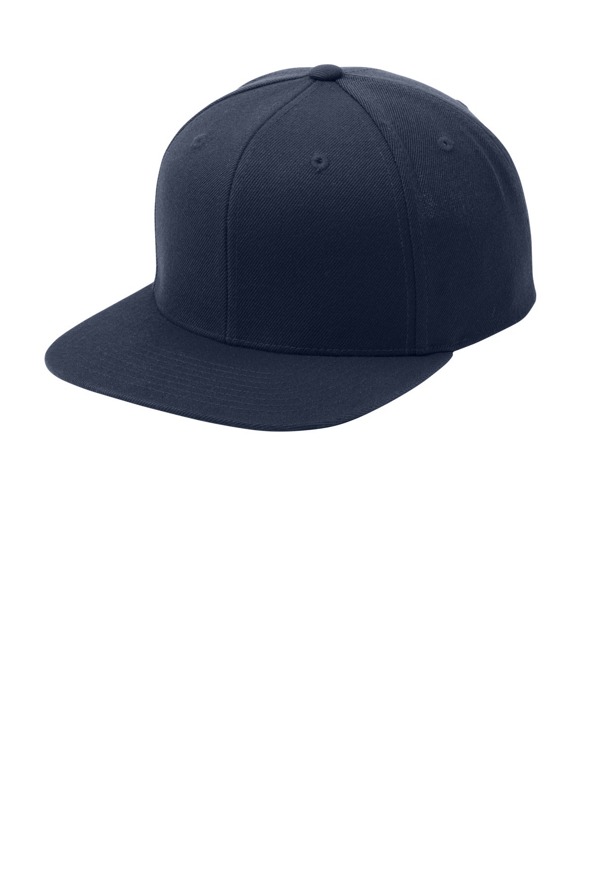 On trend and adjustable this snapback cap features a contrast underbill and seven snaps for sizing.F