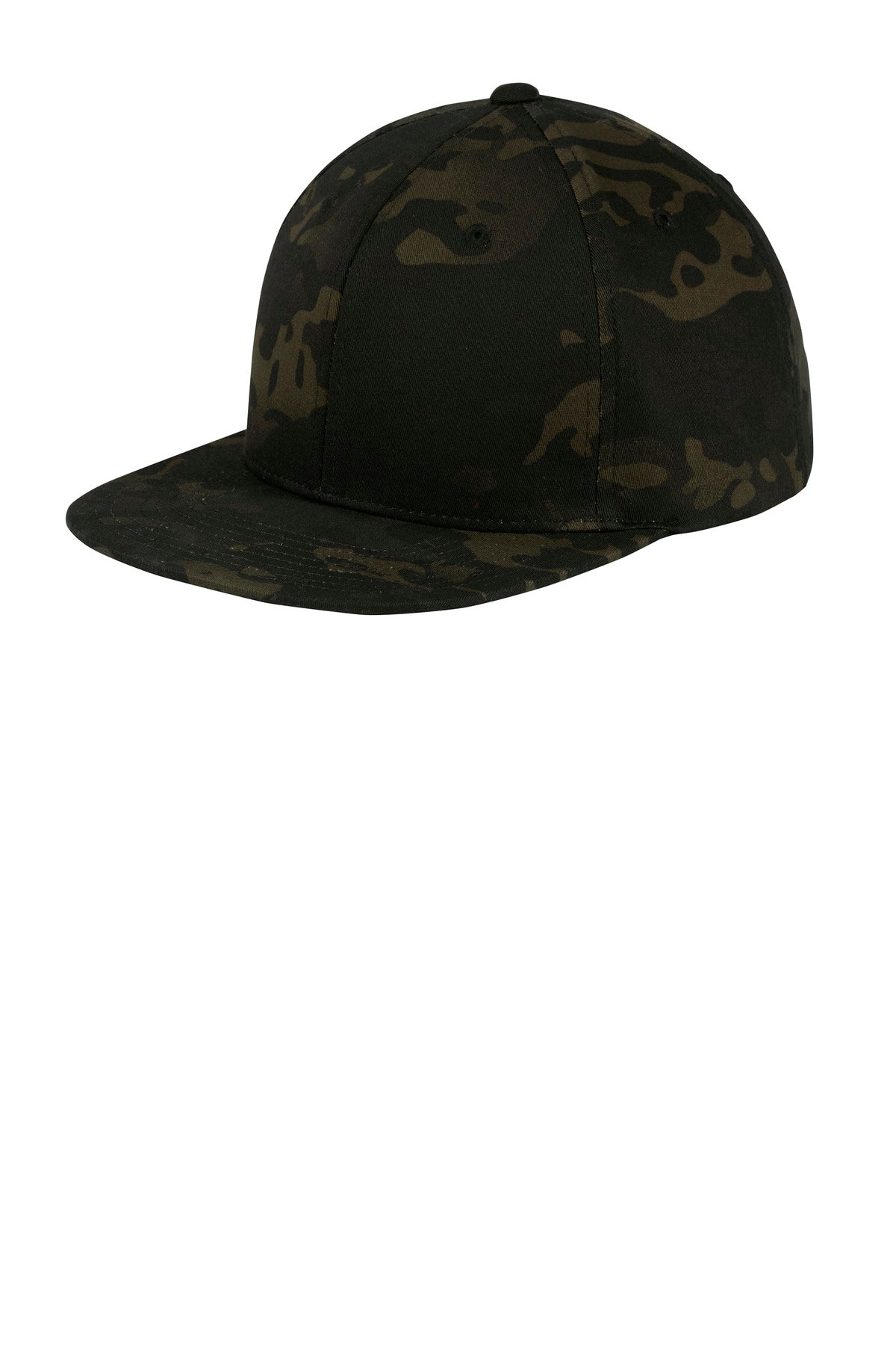 On trend and adjustable this snapback cap features a contrast underbill and seven snaps for sizing.F