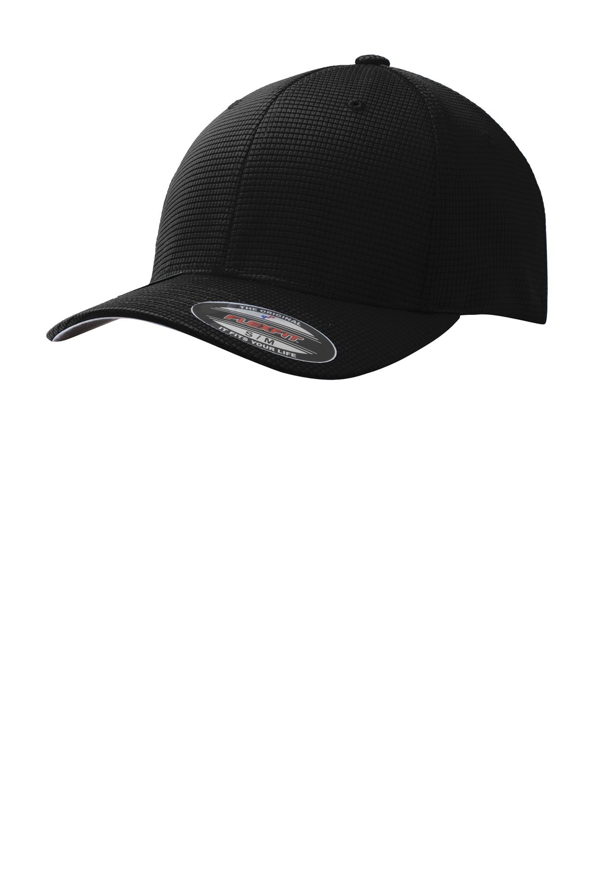 This team-spirited moisture-wicking cap features a grid texture and the Flexfit fit. Fabric: 100% po