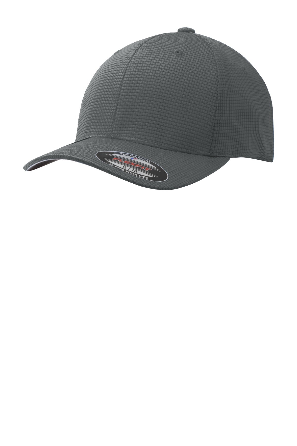 This team-spirited moisture-wicking cap features a grid texture and the Flexfit fit. Fabric: 100% po
