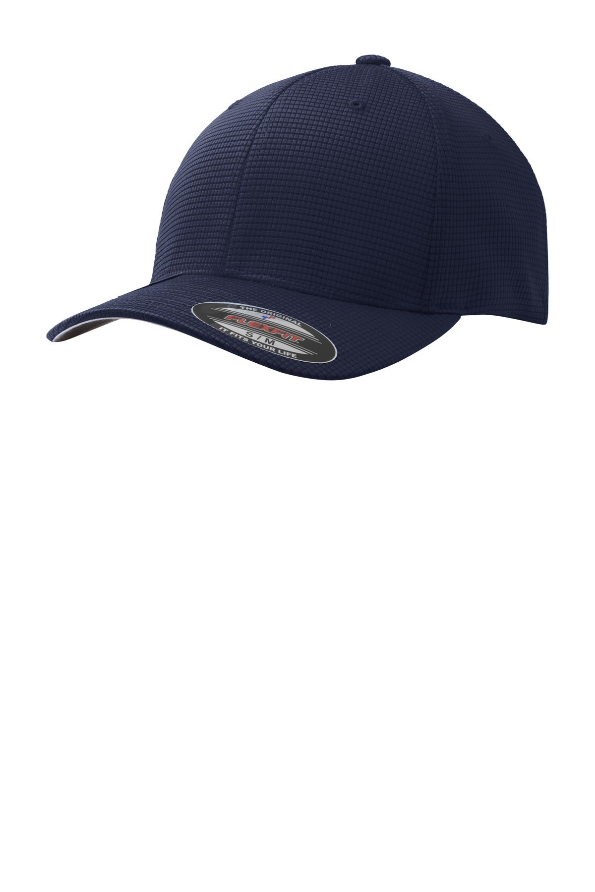 This team-spirited moisture-wicking cap features a grid texture and the Flexfit fit. Fabric: 100% po