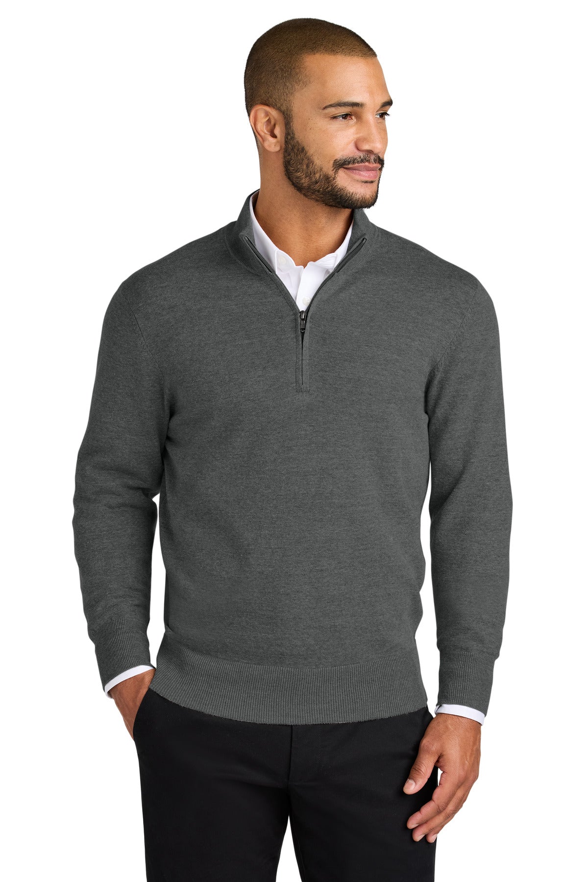 Blending professionalism with supreme comfort this beautiful - Charcoal Heather