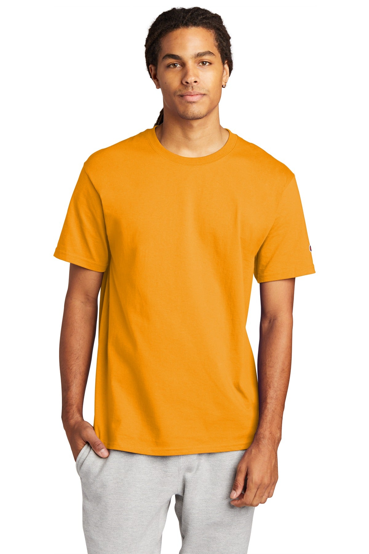 6-ounce 100% cotton 99/1 cotton/poly (Ash) 60/40 cotton/poly - Gold
