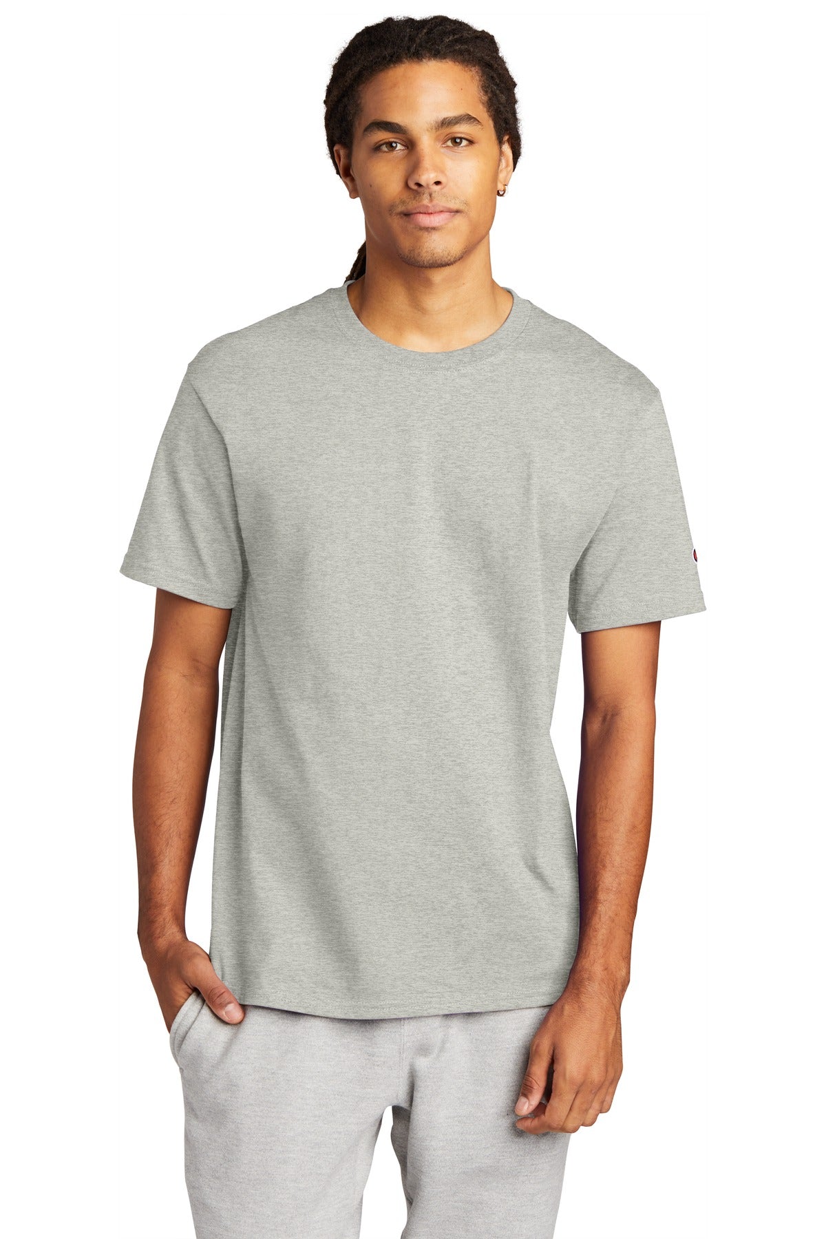 6-ounce 100% cotton 99/1 cotton/poly (Ash) 60/40 cotton/poly - Oxford Grey
