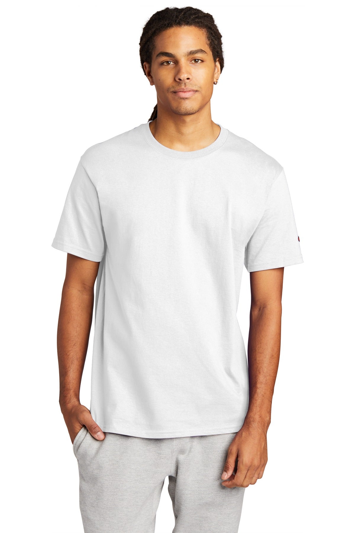 6-ounce 100% cotton 99/1 cotton/poly (Ash) 60/40 cotton/poly - White