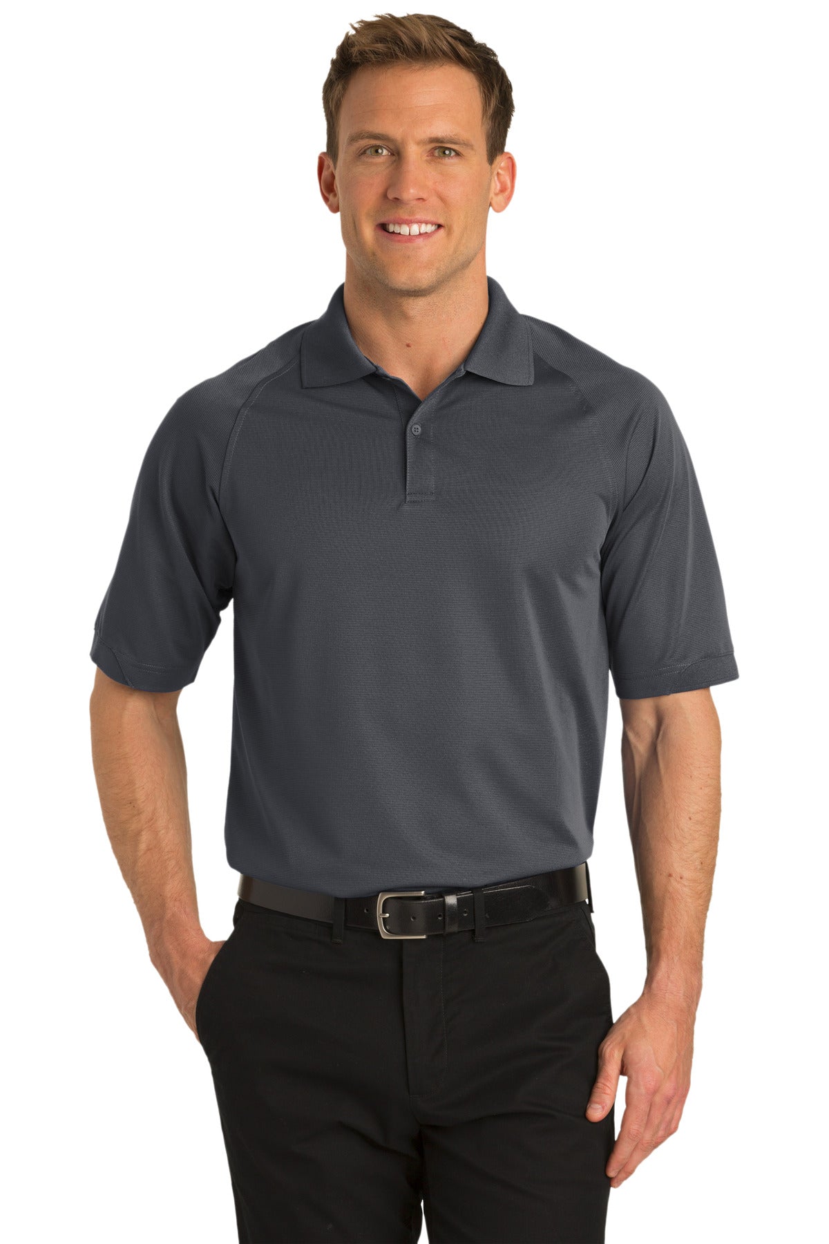 Colorfast and snag-resistant these durable shirts feature Dr - Iron Grey