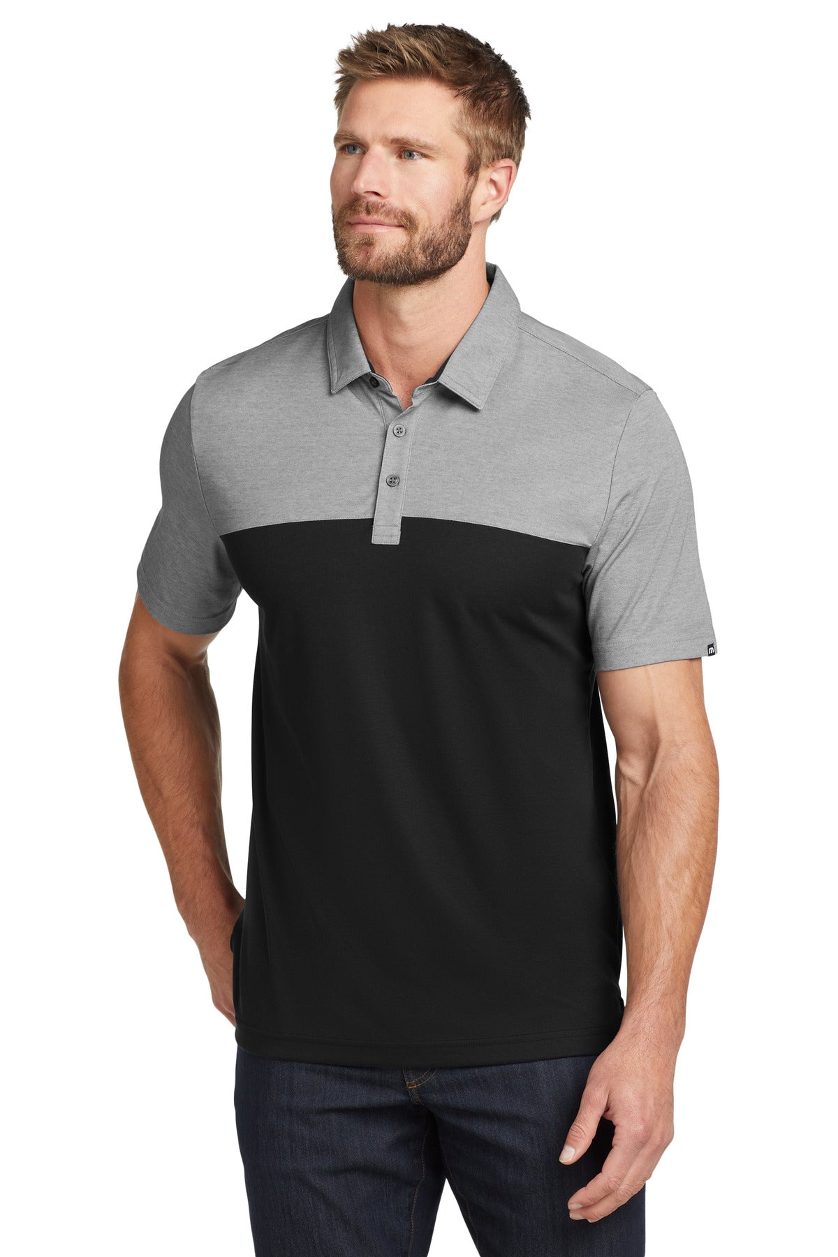 Block some time in your day for our signature colorblocked p - Black Heather/ Black