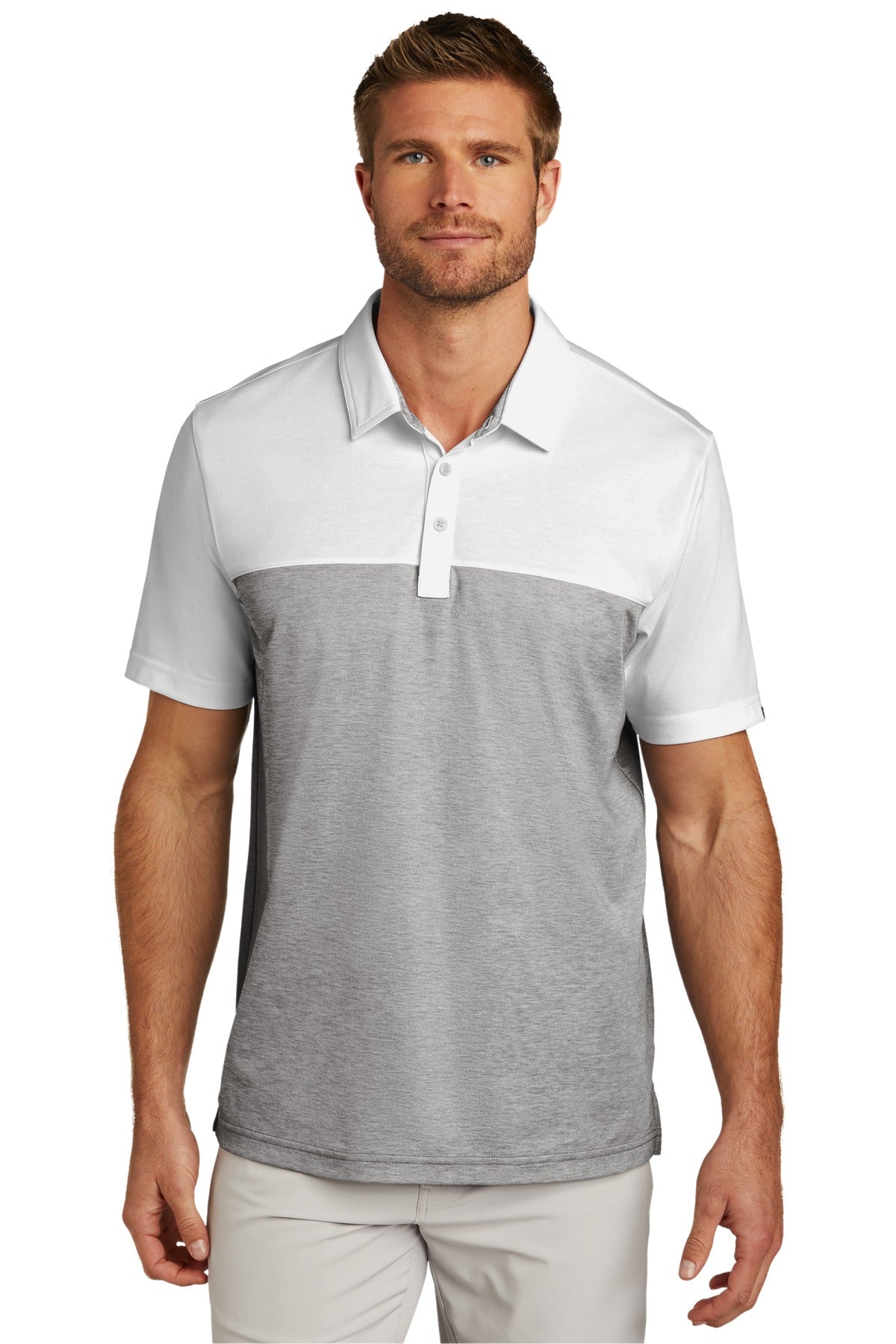 Block some time in your day for our signature colorblocked p - White/ Quiet Shade Grey Heather