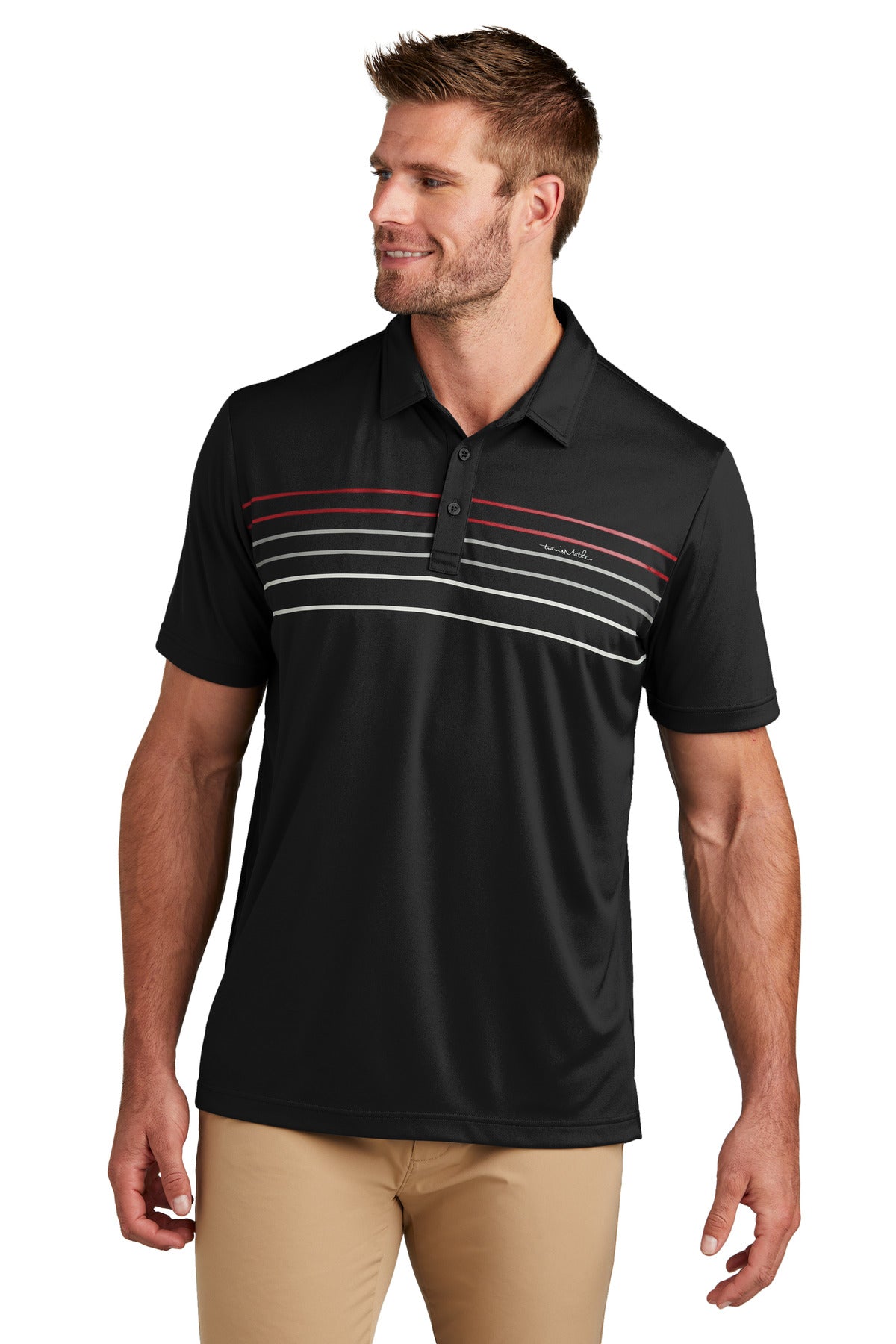 From the boardroom to backyard barbecues this wrinkle-resist - Black