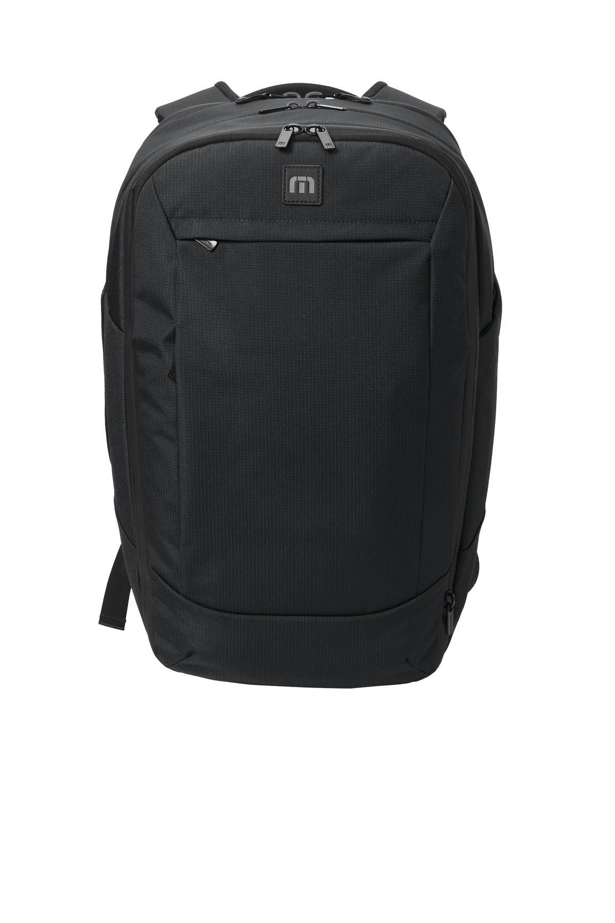 Take on the day your way with this water-resistant backpack  - Black