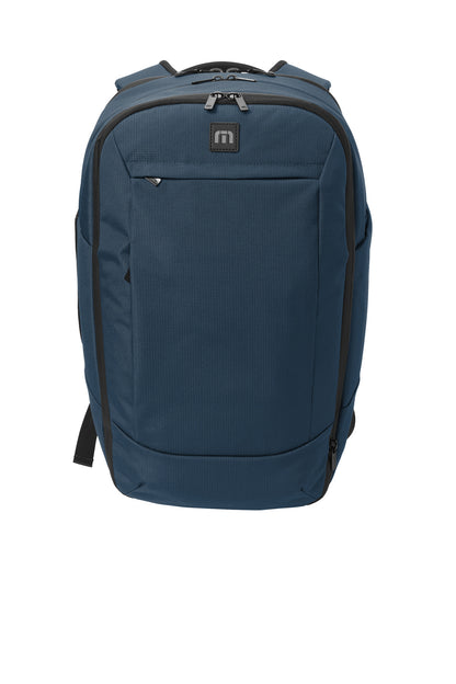 Take on the day your way with this water-resistant backpack  - Navy