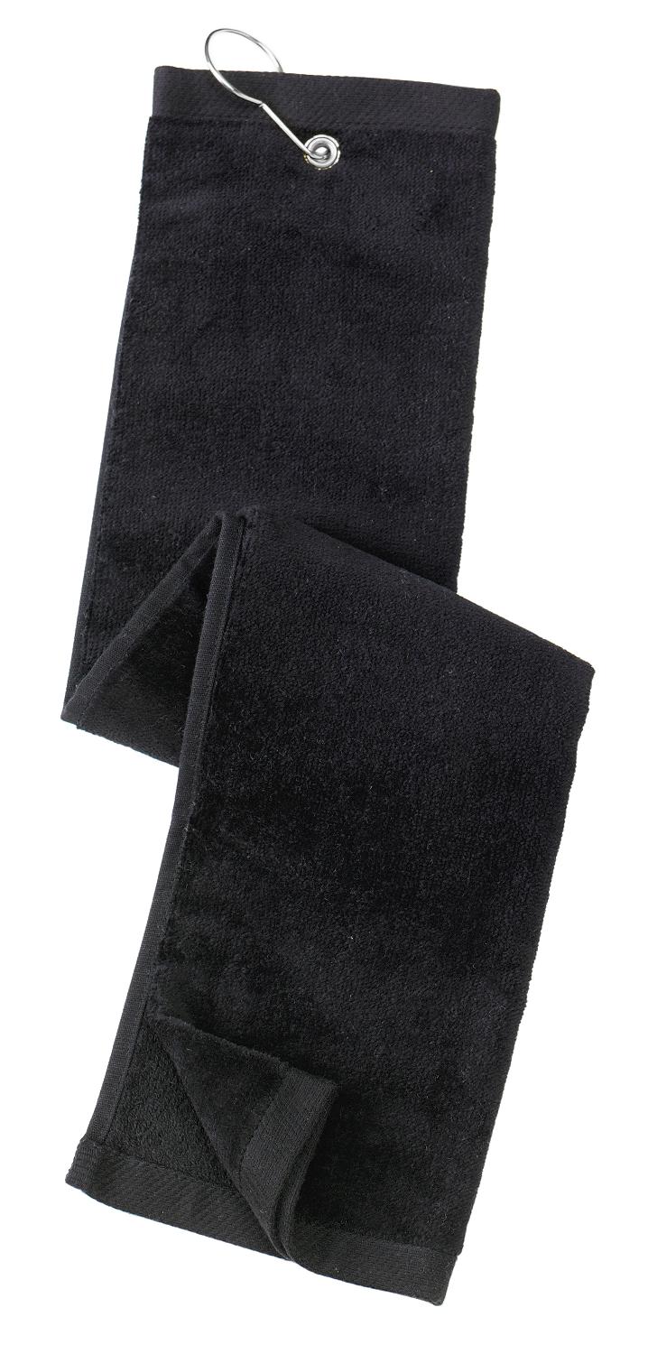 The essential absorbent companion for any golf outing. 100%  - Black