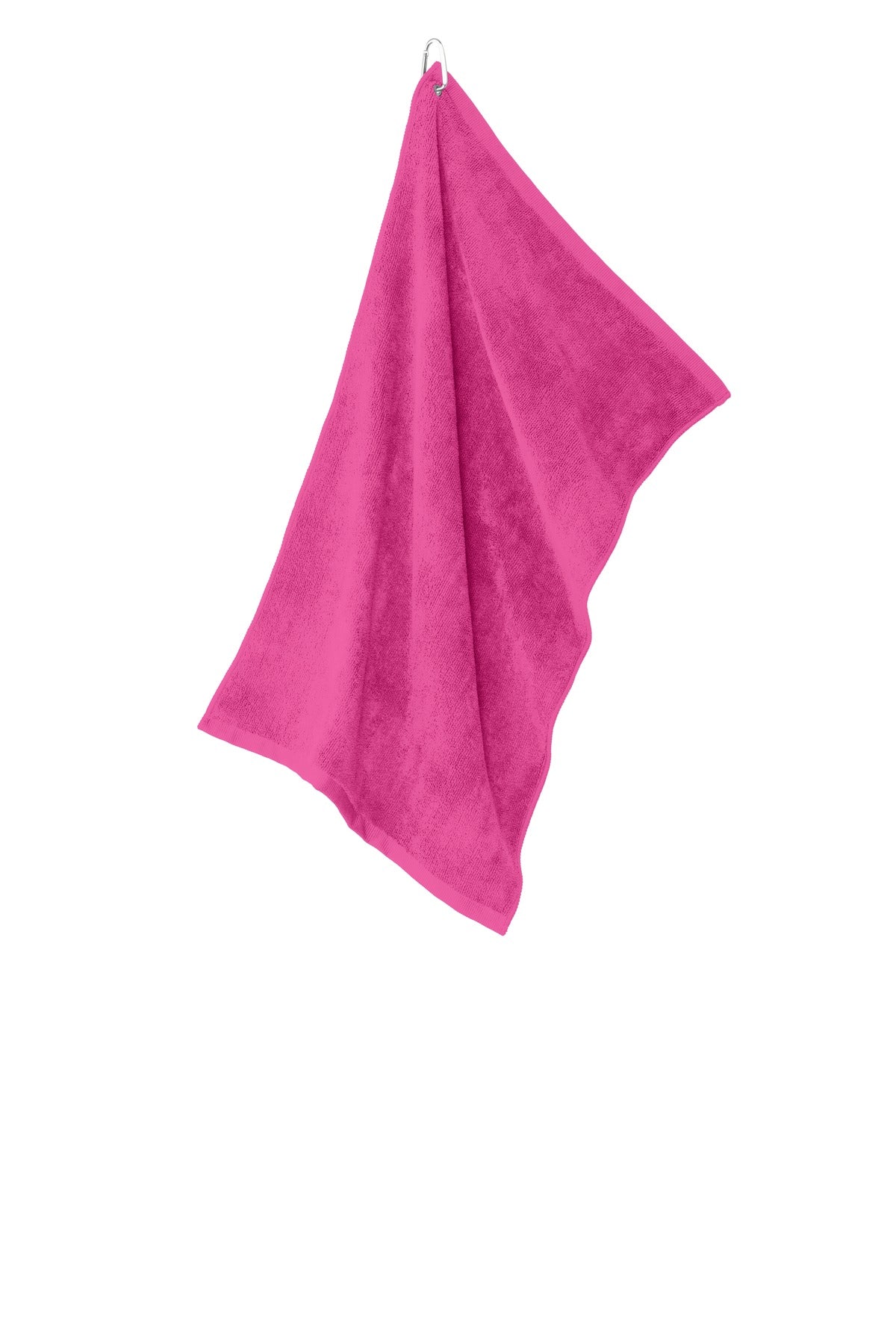 A handy carabiner allows you to hang this lightweight absorb - Pop Raspberry