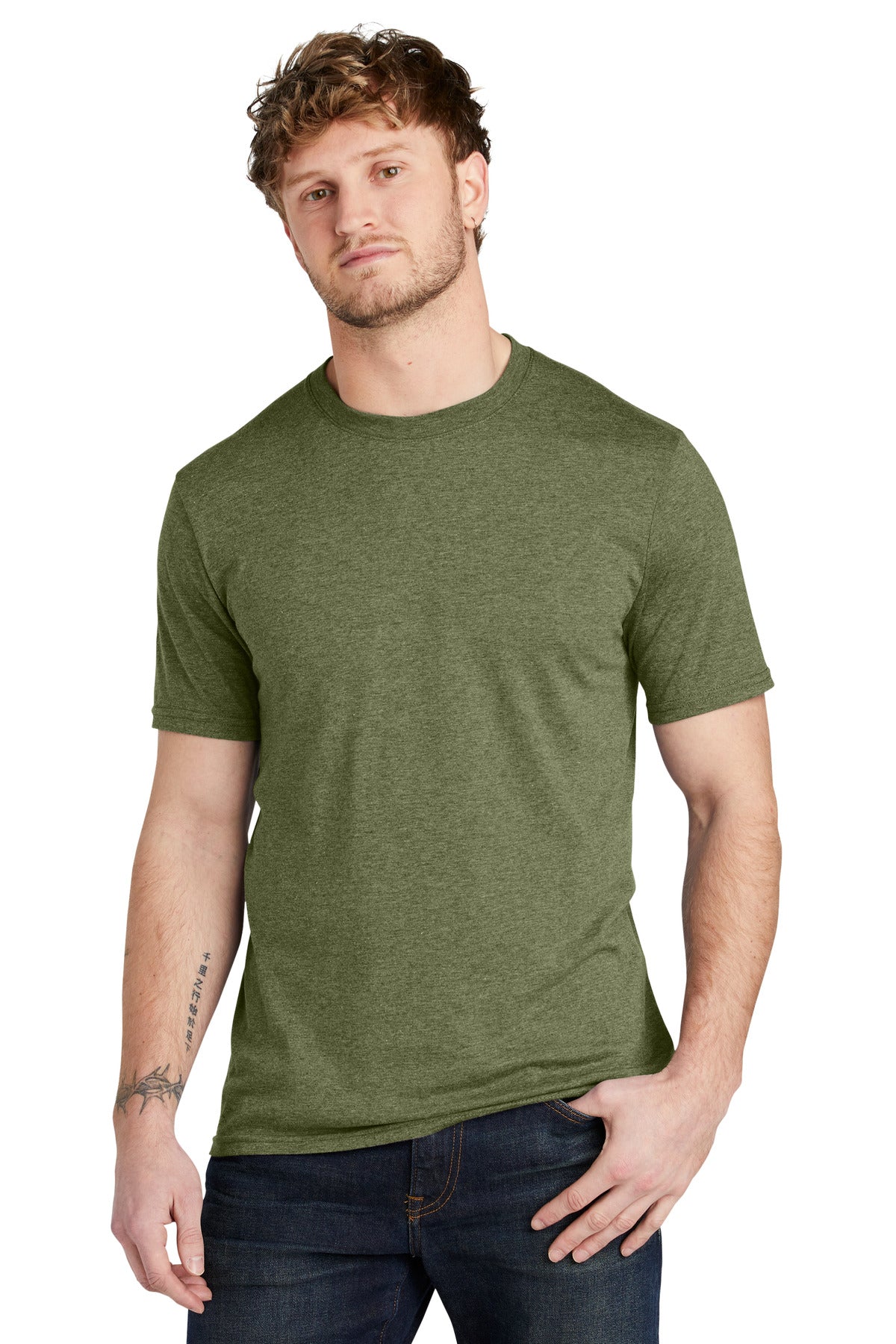 Trends come and go but American ingenuity does not. Our Tri  - Military Green Heather