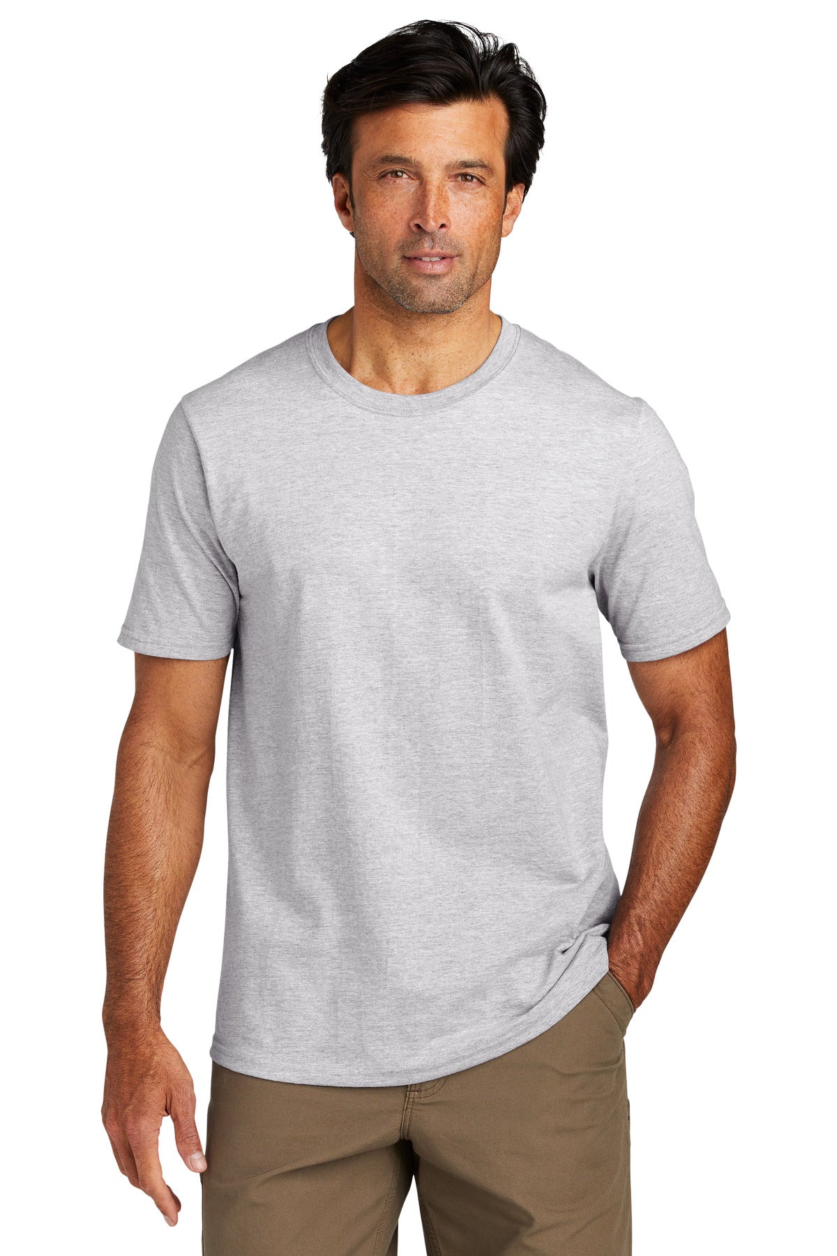 Just like you our Chore Tee steps up to any challenge with t - Athletic Heather