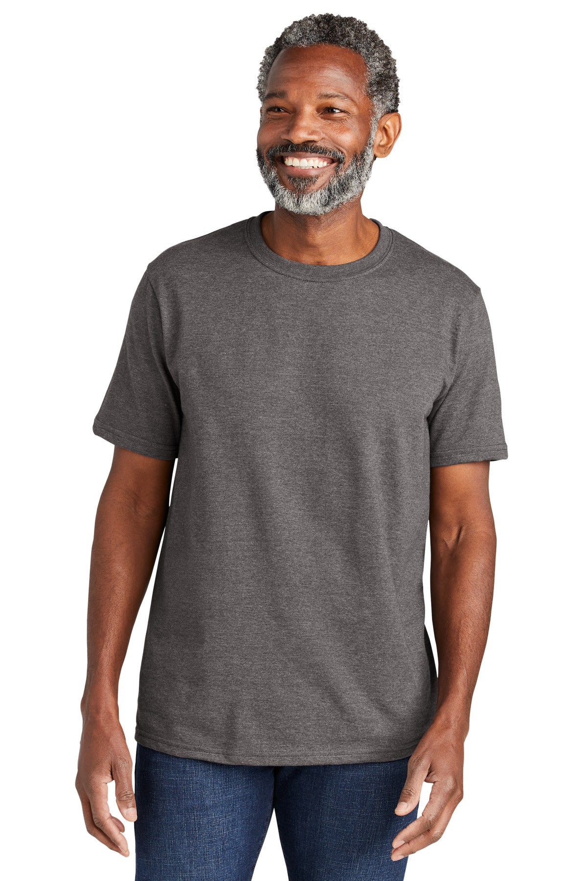 Just like you our Chore Tee steps up to any challenge with t - Dark Heather Grey