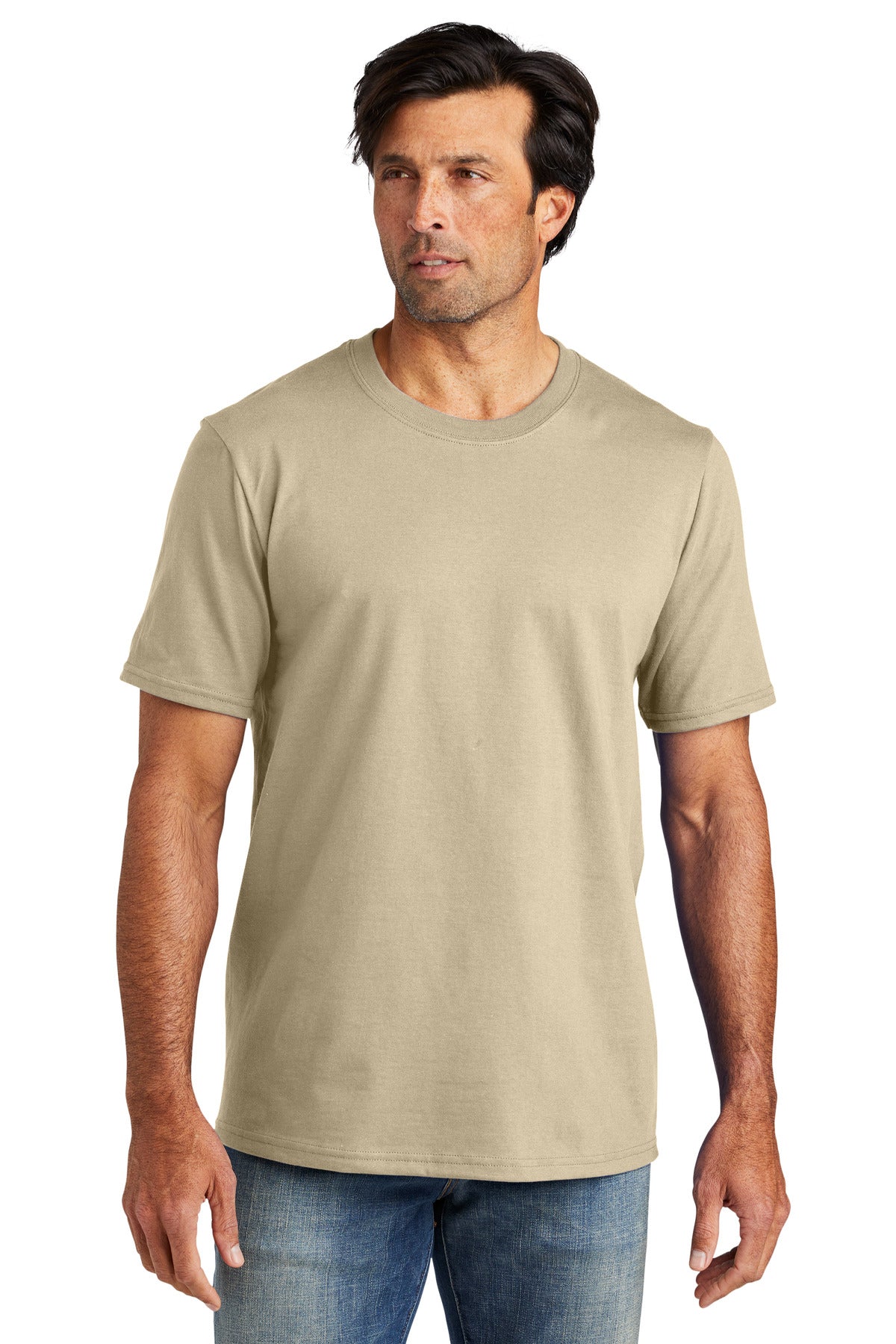 Just like you our Chore Tee steps up to any challenge with t - Sand Dune