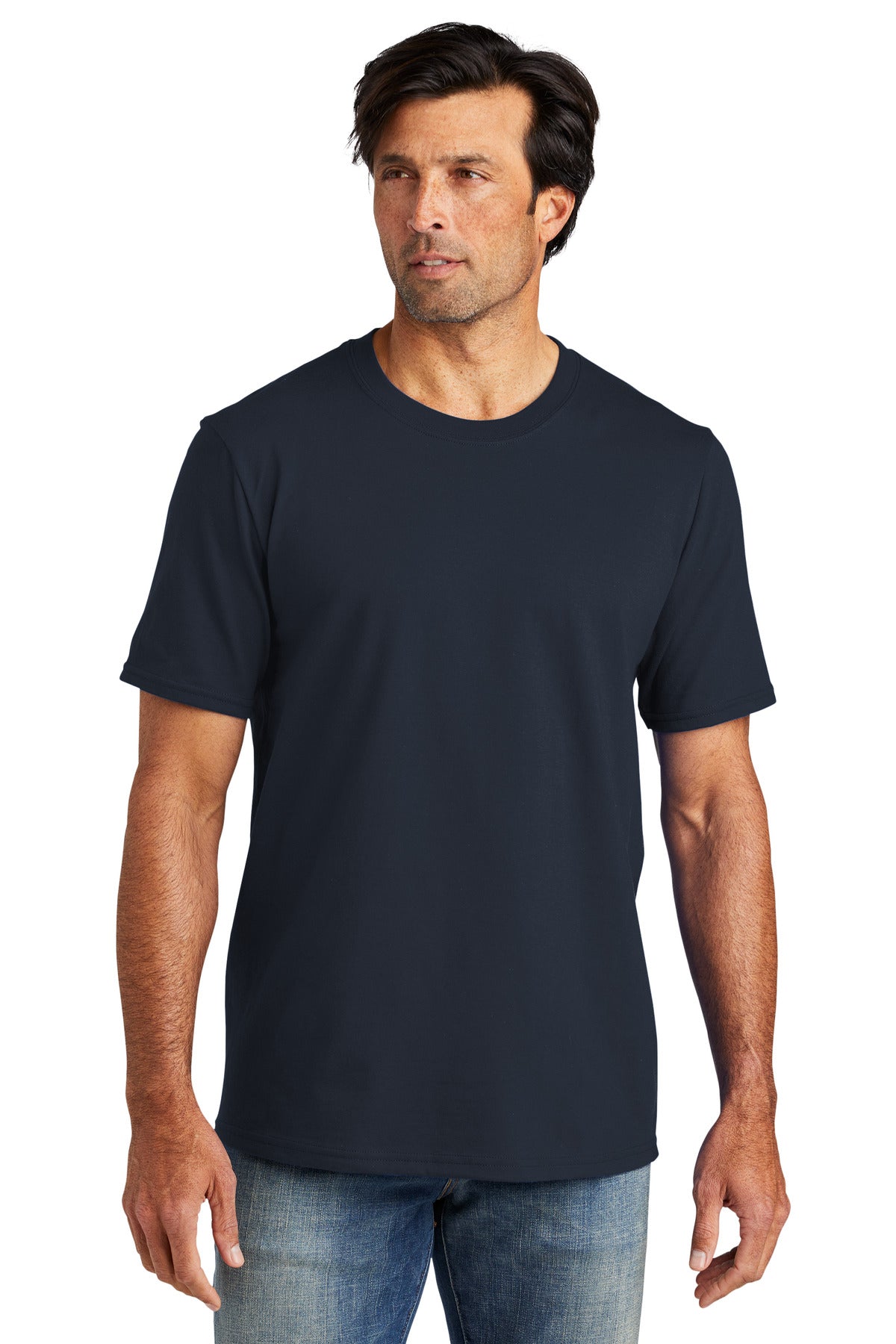 Just like you our Chore Tee steps up to any challenge with t - Strong Navy